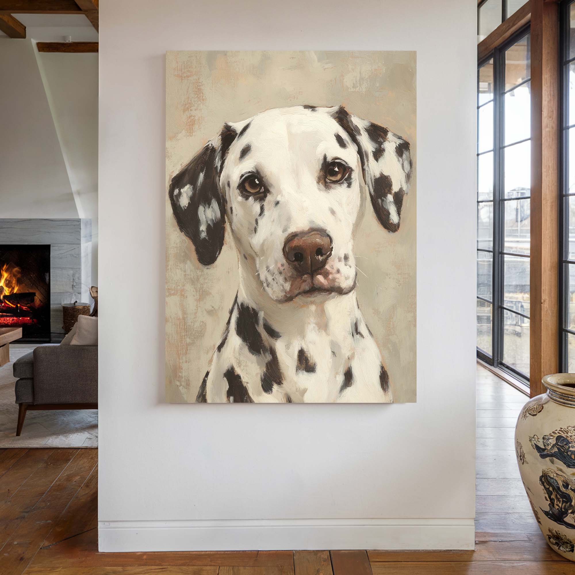 Dalmatian No1 Canvas Print Canvas Art Wildfrog Art