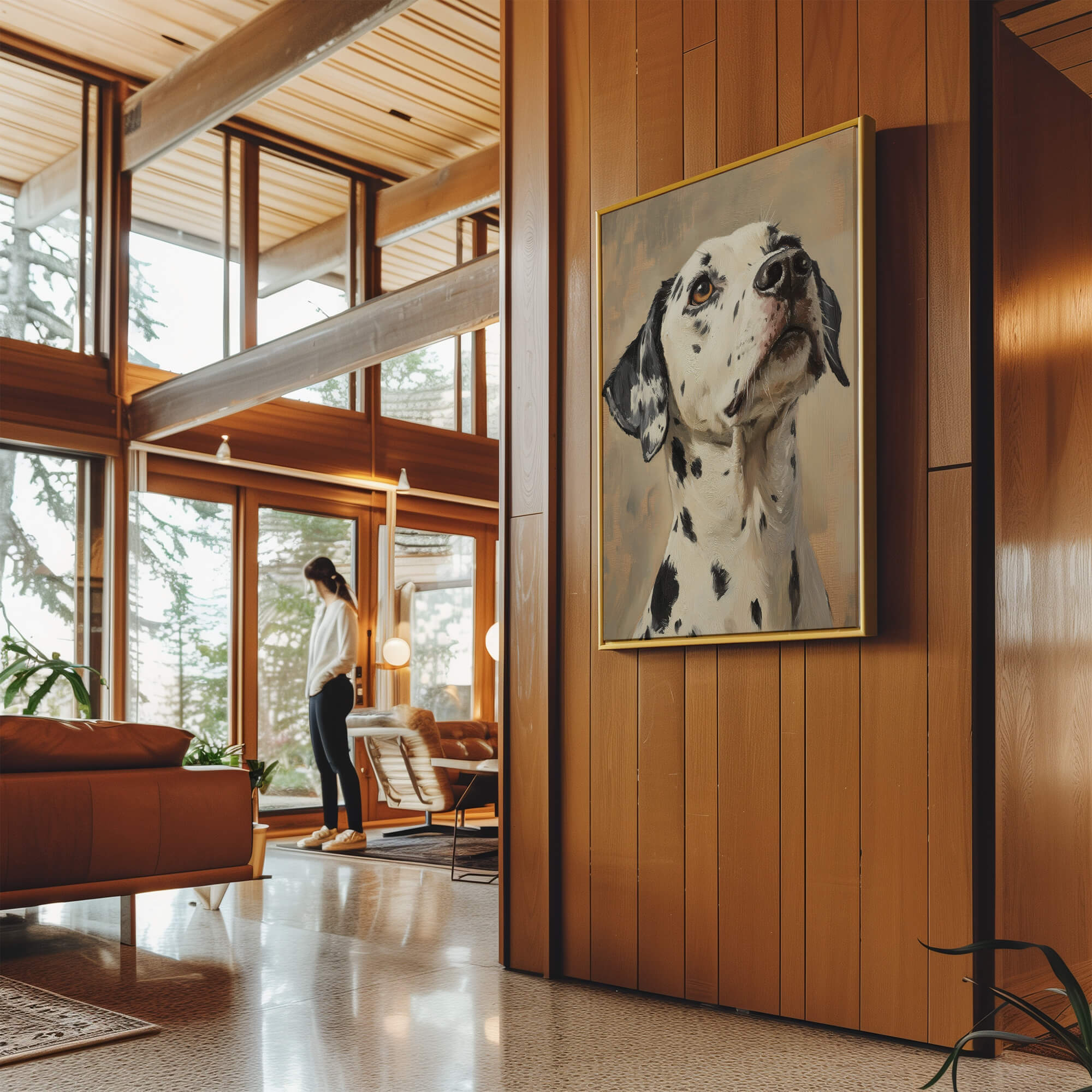 Dalmatian Portrait Canvas Print Canvas Art Wildfrog Art