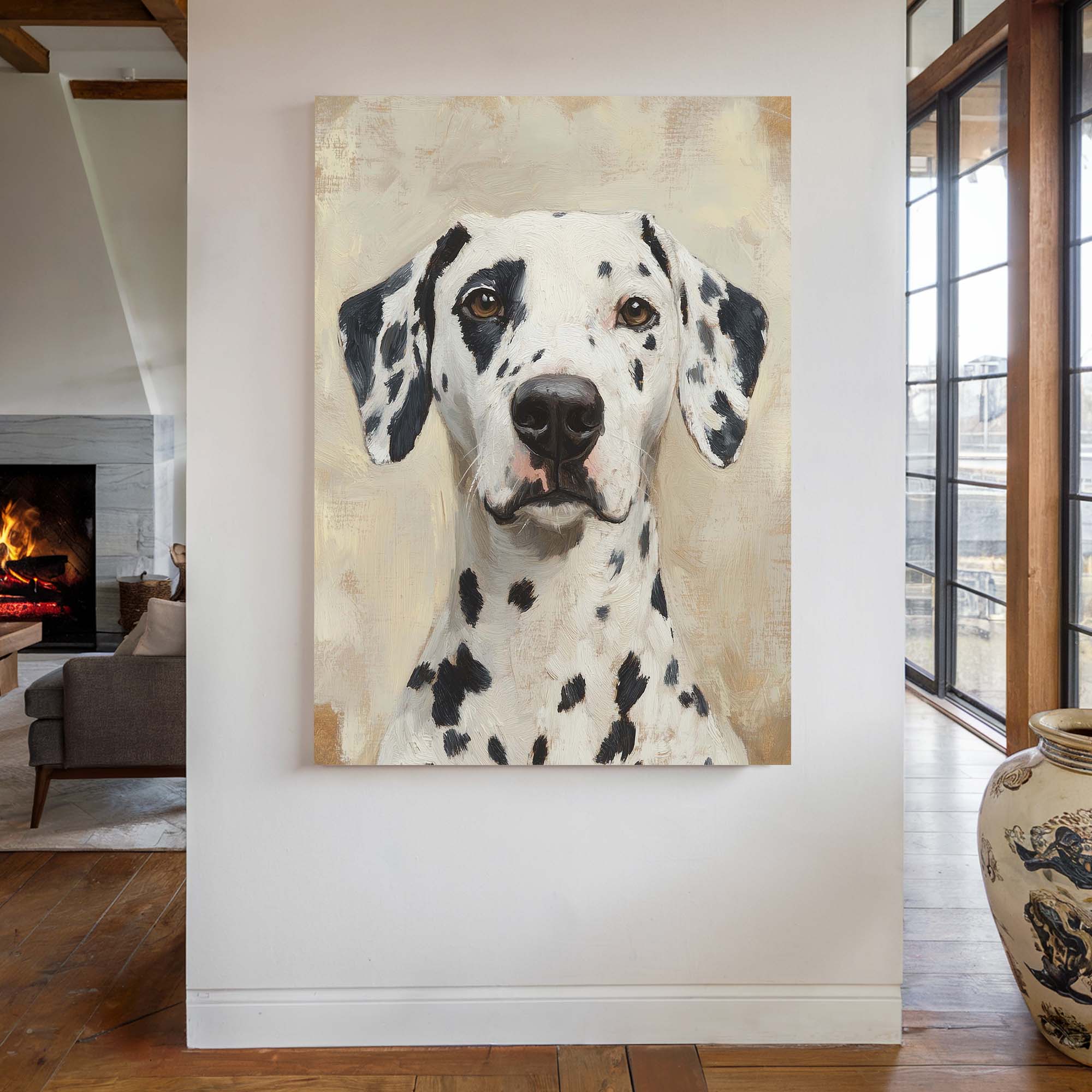 Dalmatian No2 Canvas Print Canvas Art Wildfrog Art