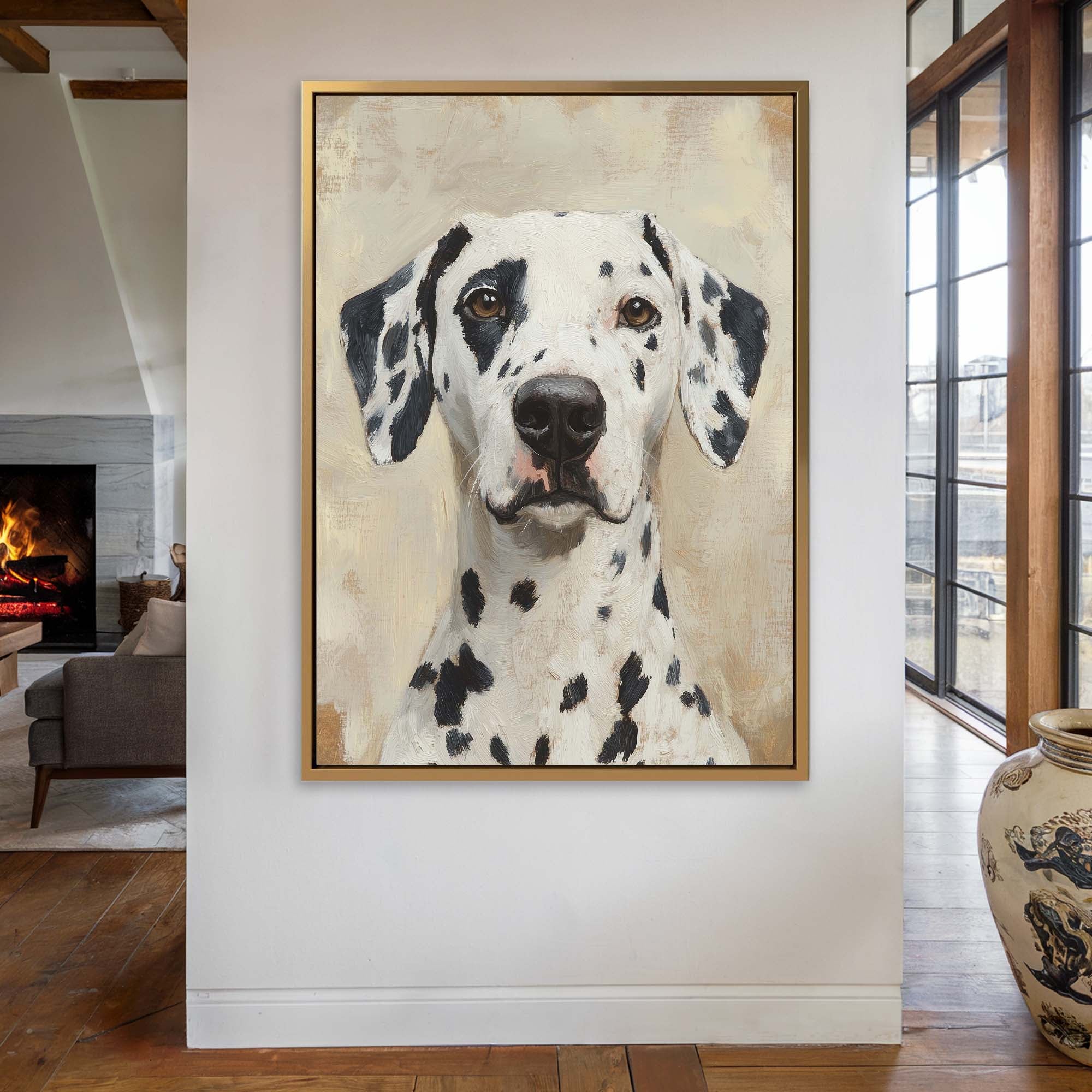 Dalmatian No2 Canvas Print Canvas Art Wildfrog Art