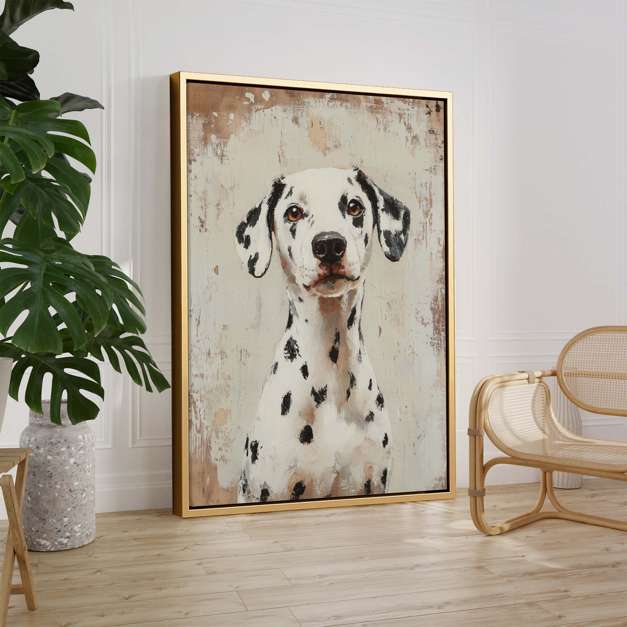Dalmatian No3 Canvas Print Canvas Art Wildfrog Art