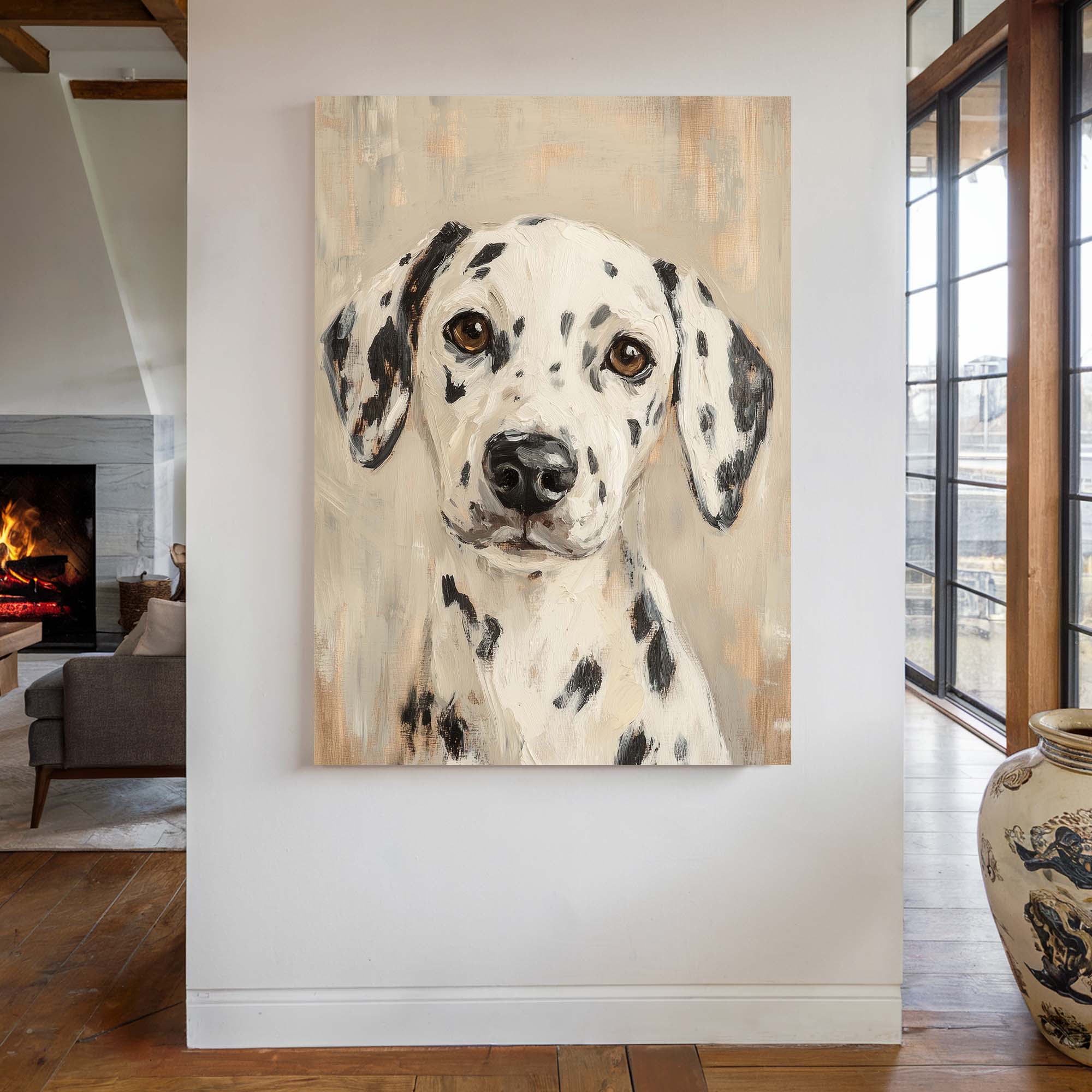 Dalmatian No4 Canvas Print Canvas Art Wildfrog Art