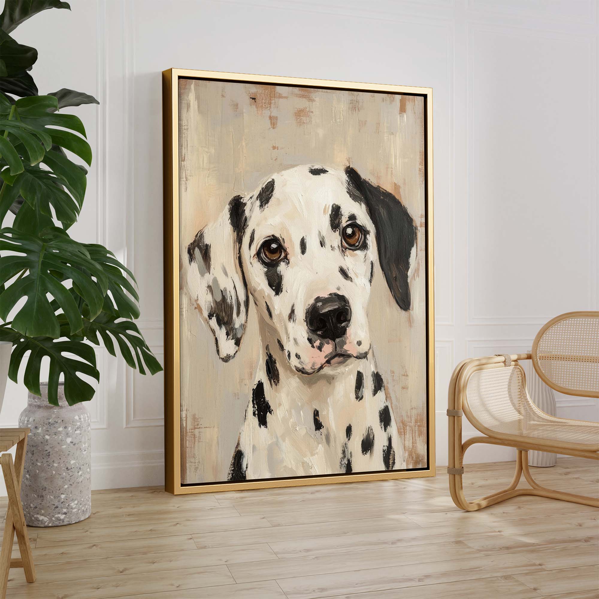 Dalmatian No5 Canvas Print Canvas Art Wildfrog Art
