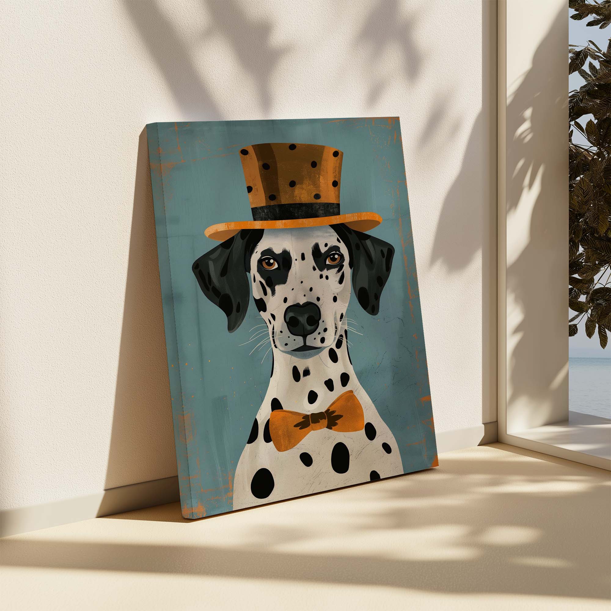 Dapper Dalmatian Canvas Print Canvas Art Wildfrog Art