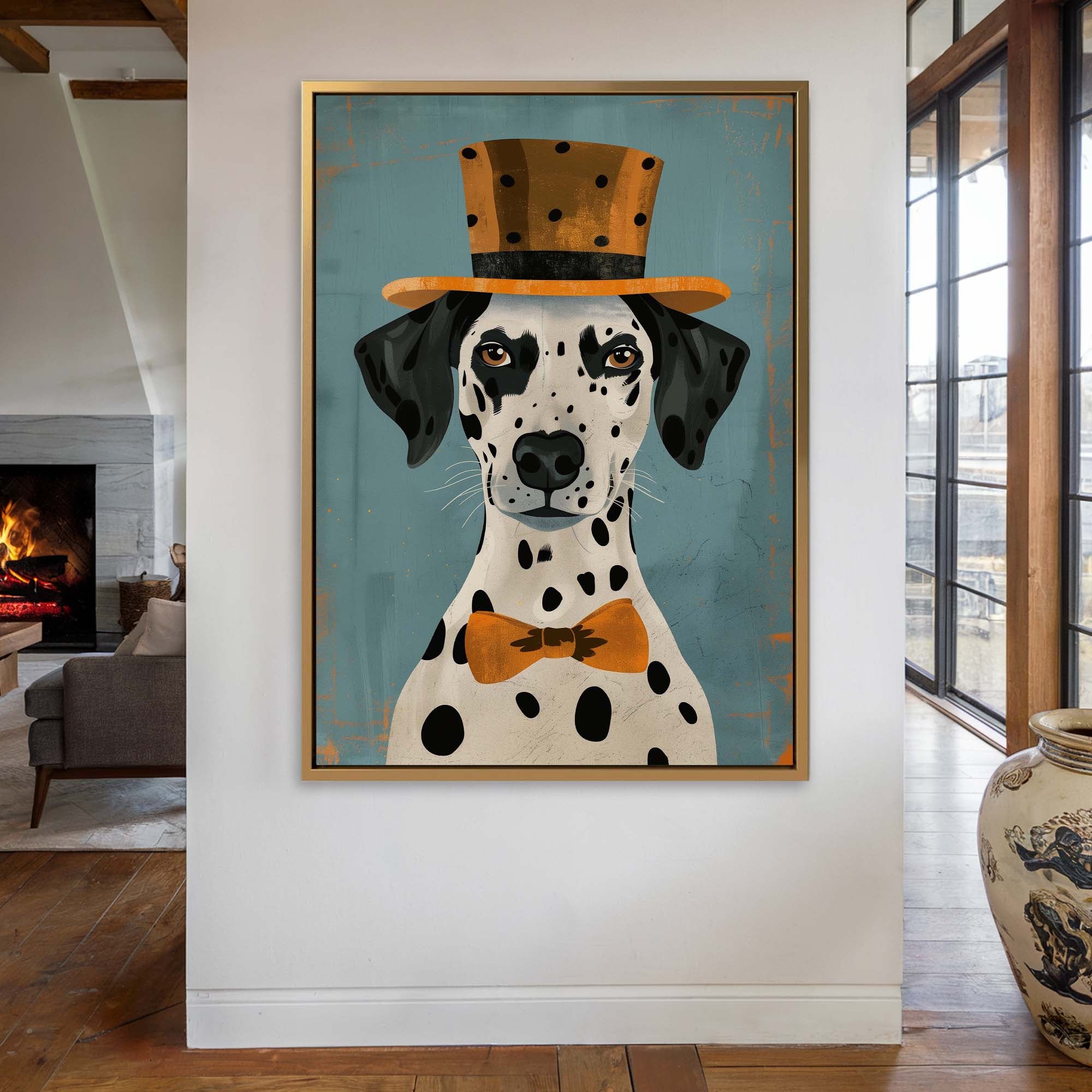Dapper Dalmatian Canvas Print Canvas Art Wildfrog Art