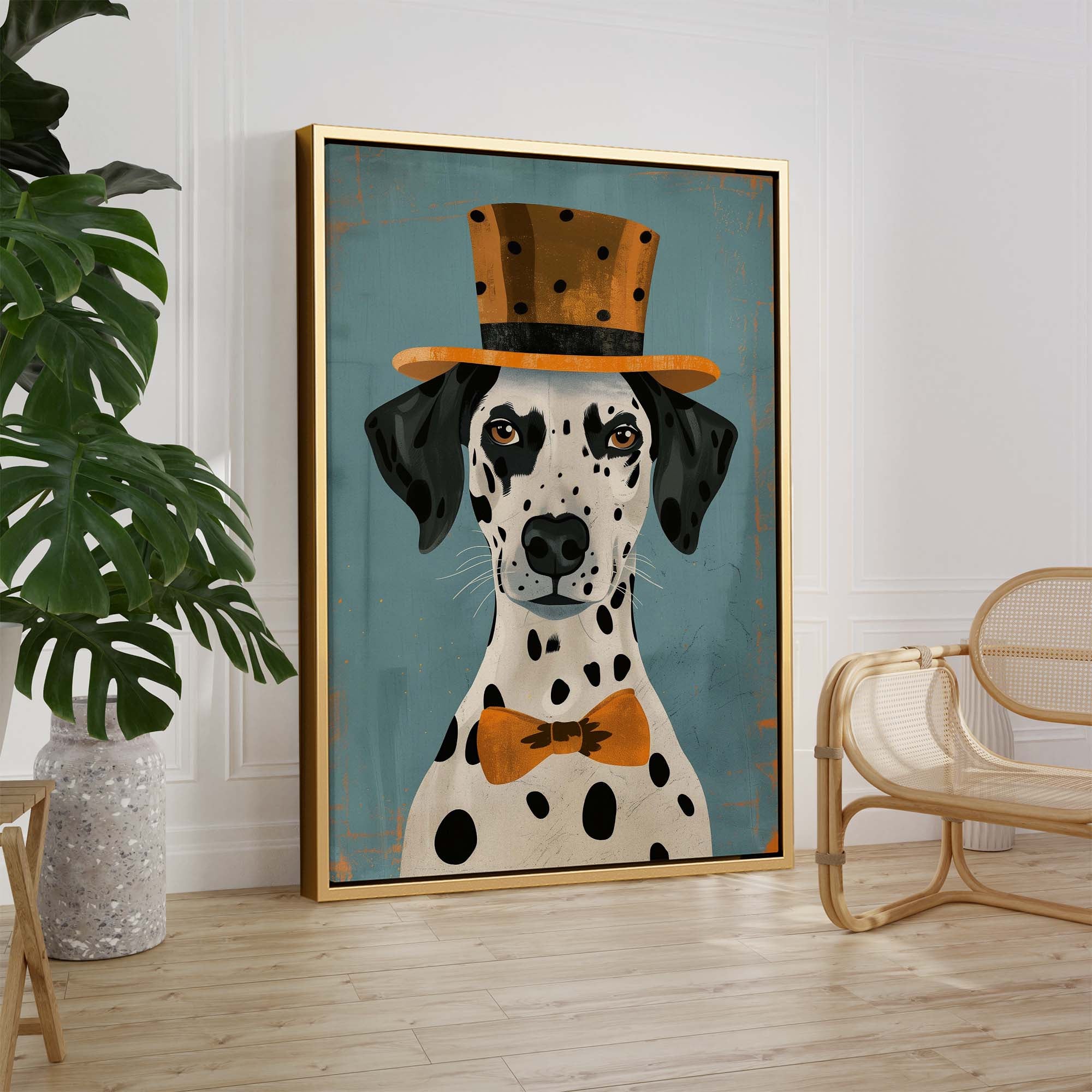 Dapper Dalmatian Canvas Print Canvas Art Wildfrog Art