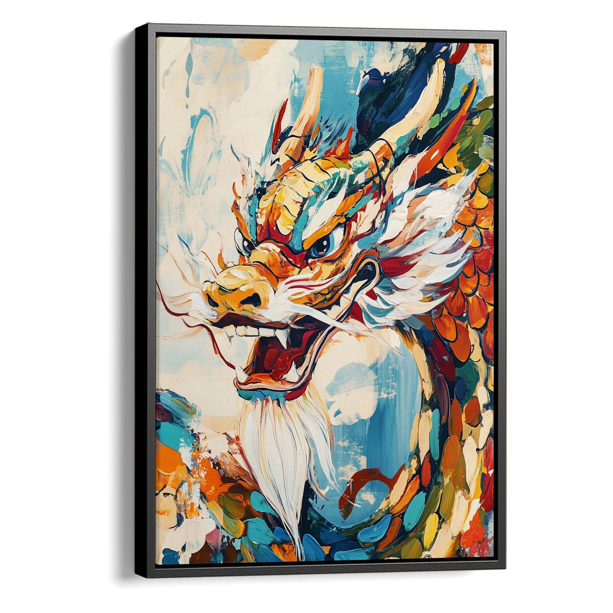 Dragon's Wisdom Canvas Print Canvas Art Wildfrog Art