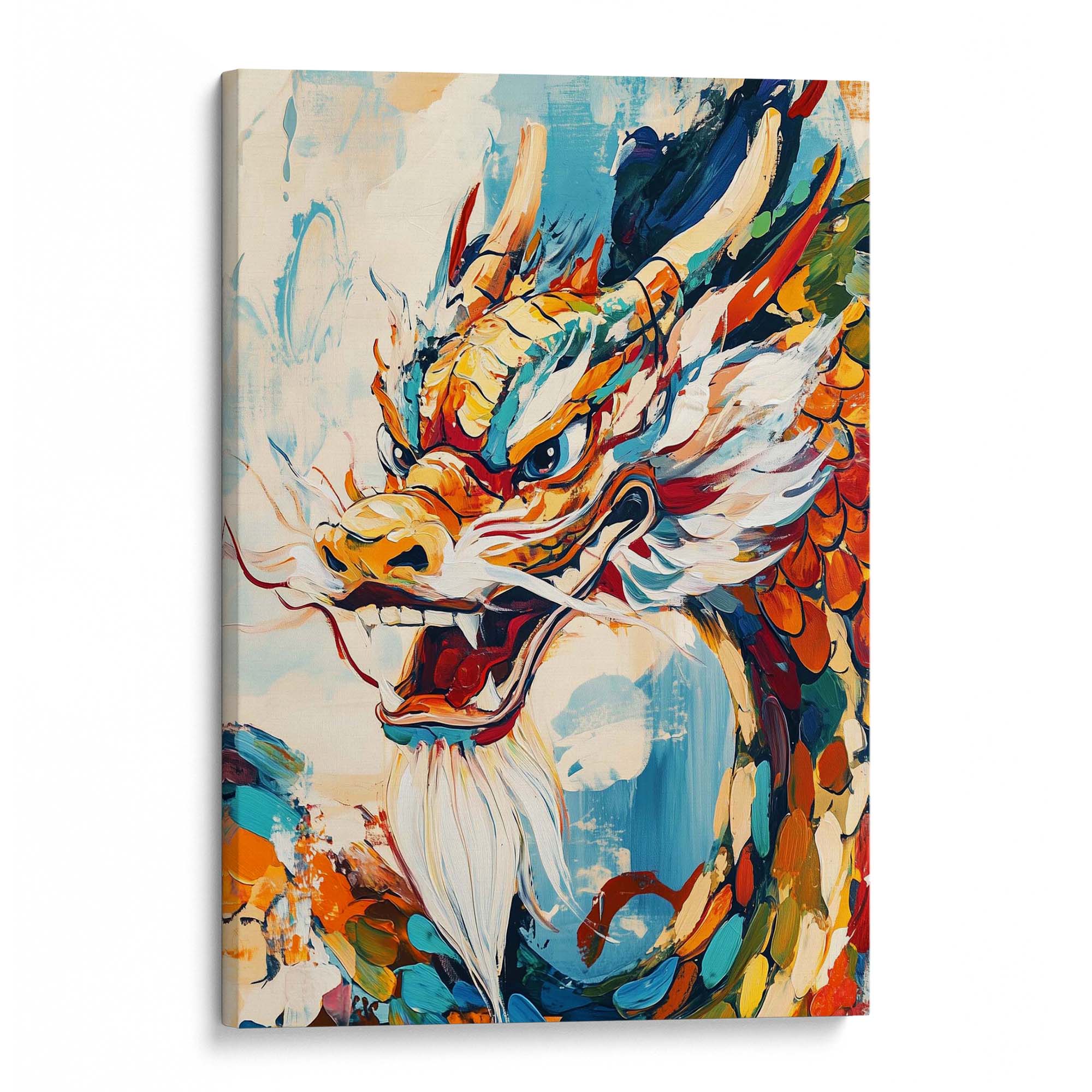 Dragon's Wisdom Canvas Print Canvas Art Wildfrog Art