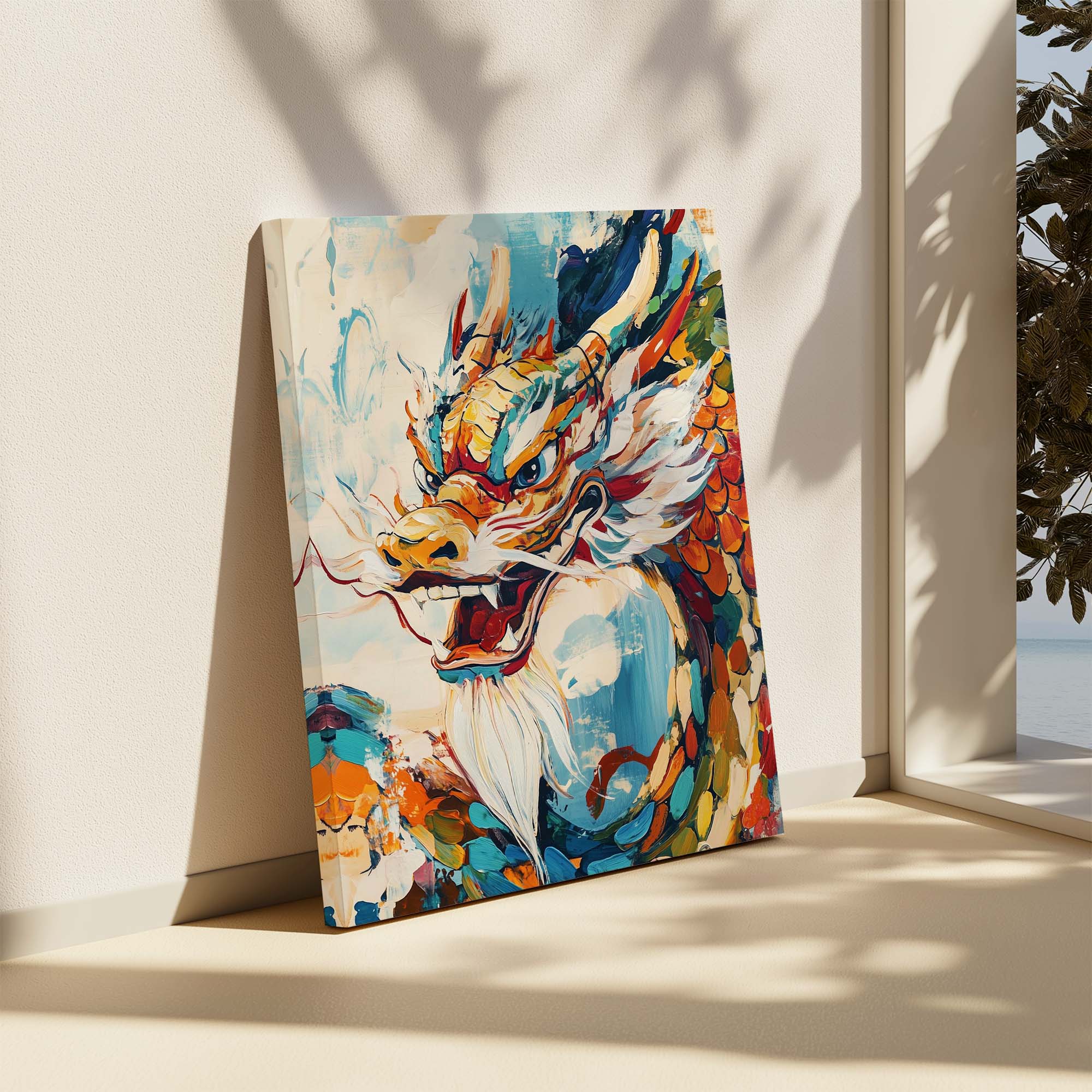 Dragon's Wisdom Canvas Print Canvas Art Wildfrog Art