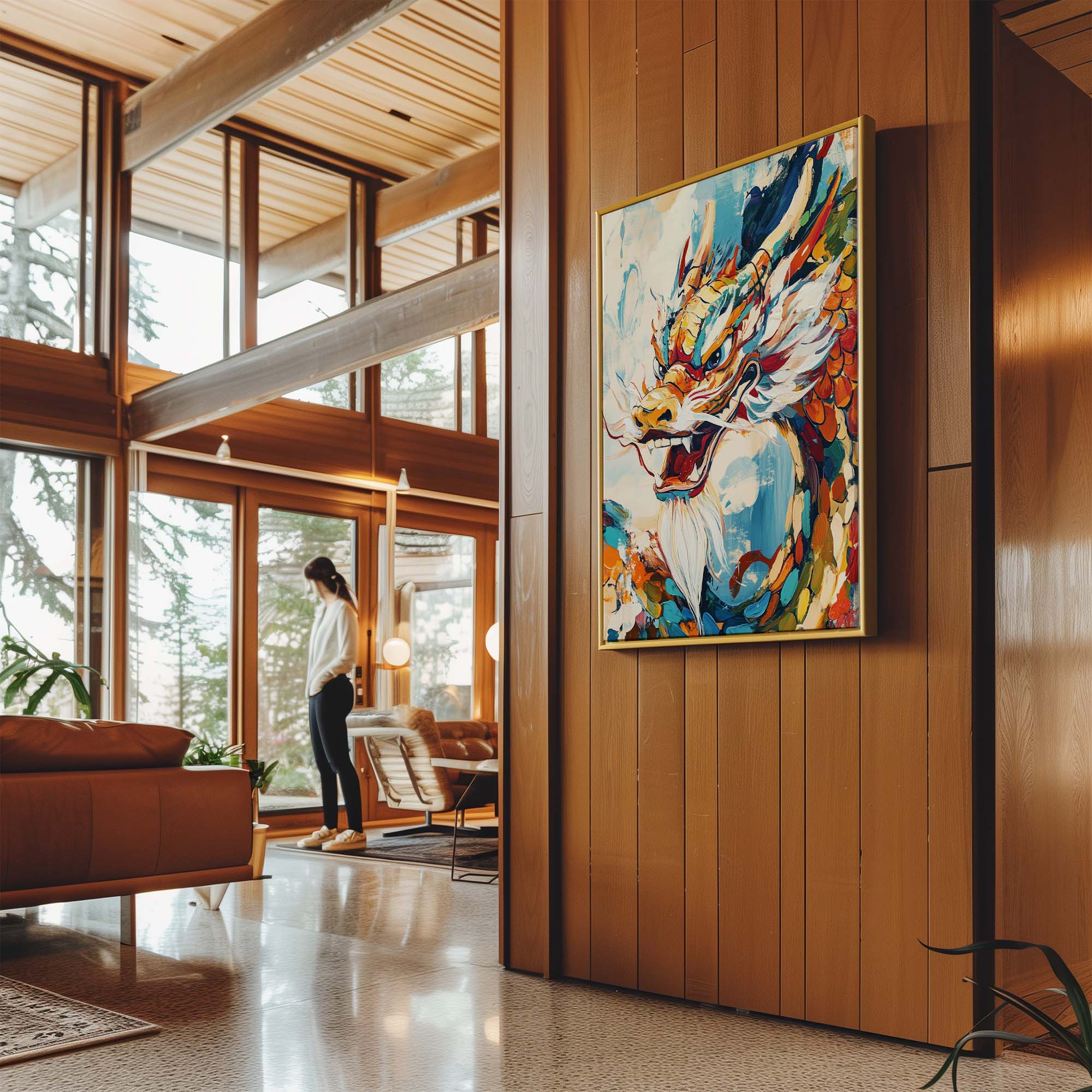 Dragon's Wisdom Canvas Print Canvas Art Wildfrog Art