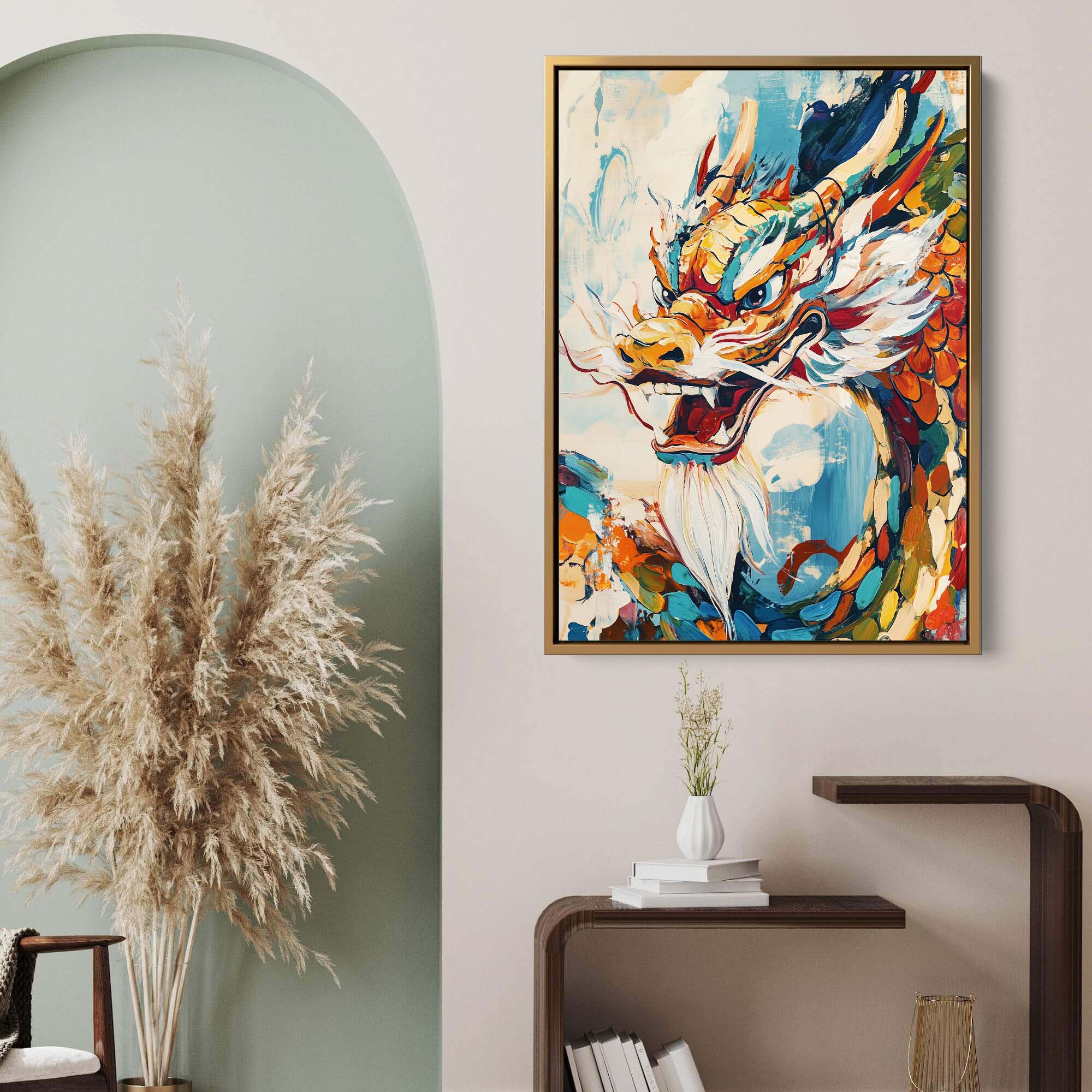 Dragon's Wisdom Canvas Print Canvas Art Wildfrog Art