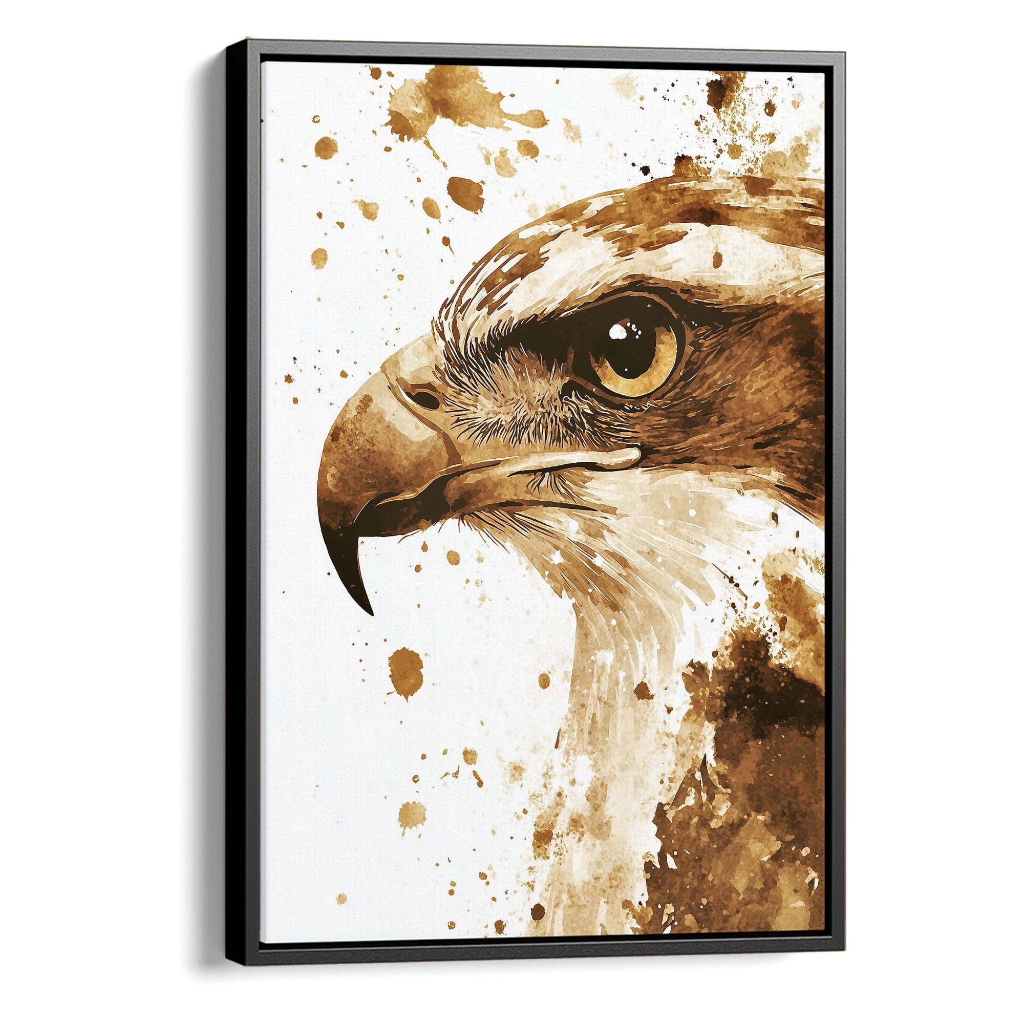 Eagle Eye Splash Canvas Print Canvas Art Wildfrog Art