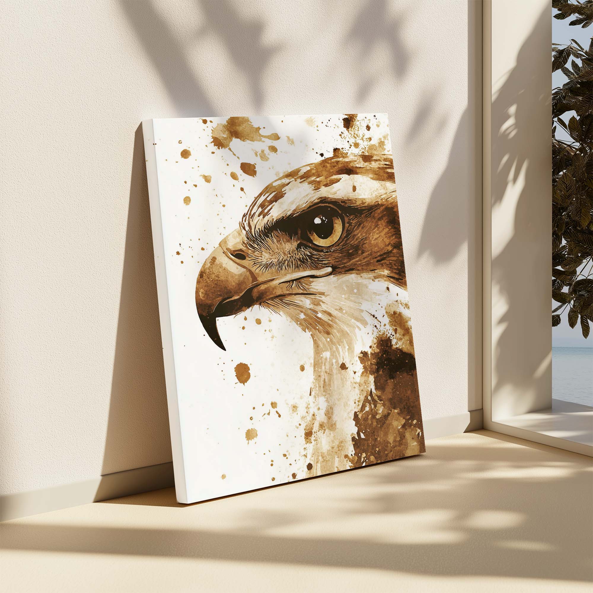 Eagle Eye Splash Canvas Print Canvas Art Wildfrog Art