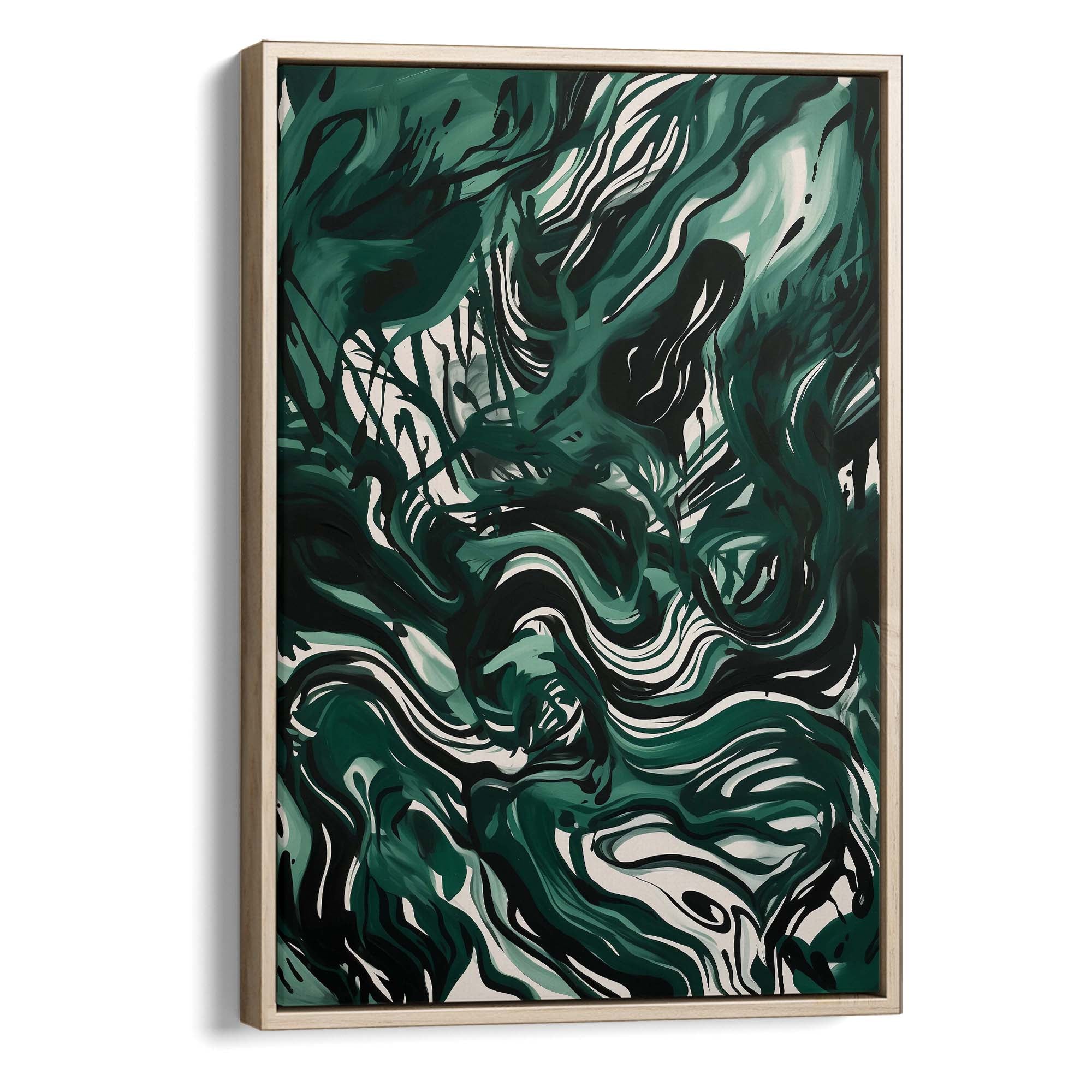 Emerald Storm Canvas Print Canvas Art Wildfrog Art