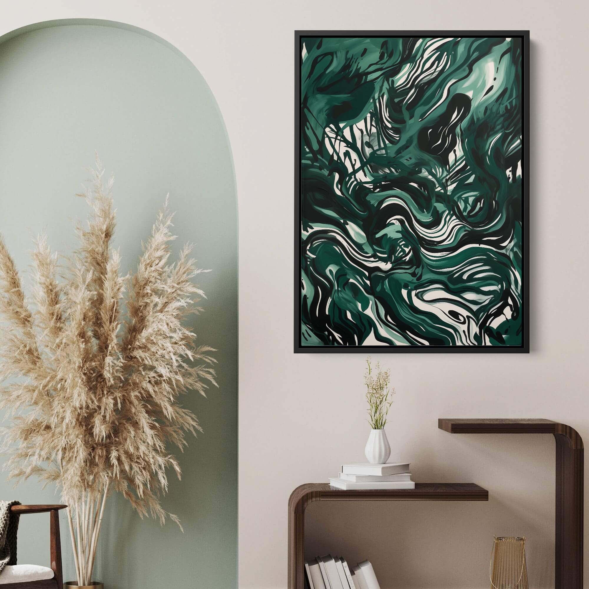 Emerald Storm Canvas Print Canvas Art Wildfrog Art