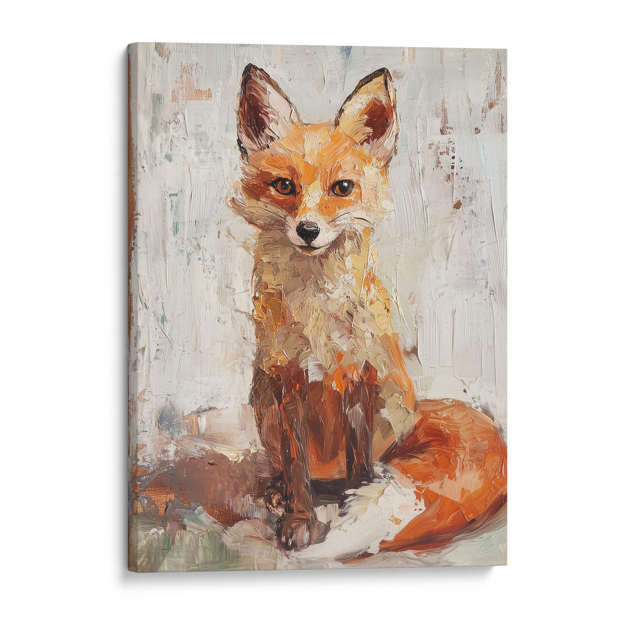 Farmhouse Fox Canvas Print Canvas Art Wildfrog Art