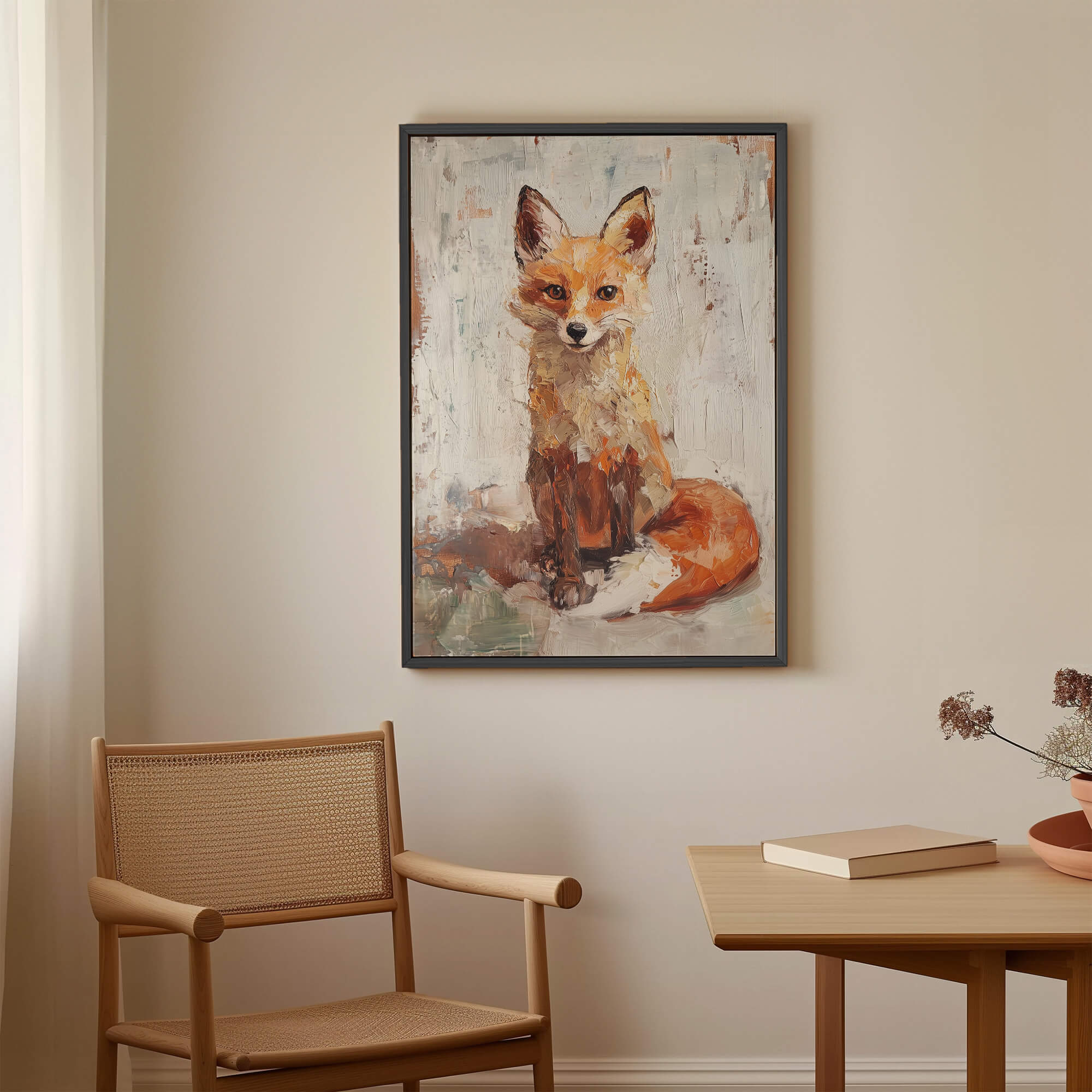 Farmhouse Fox Canvas Print Canvas Art Wildfrog Art