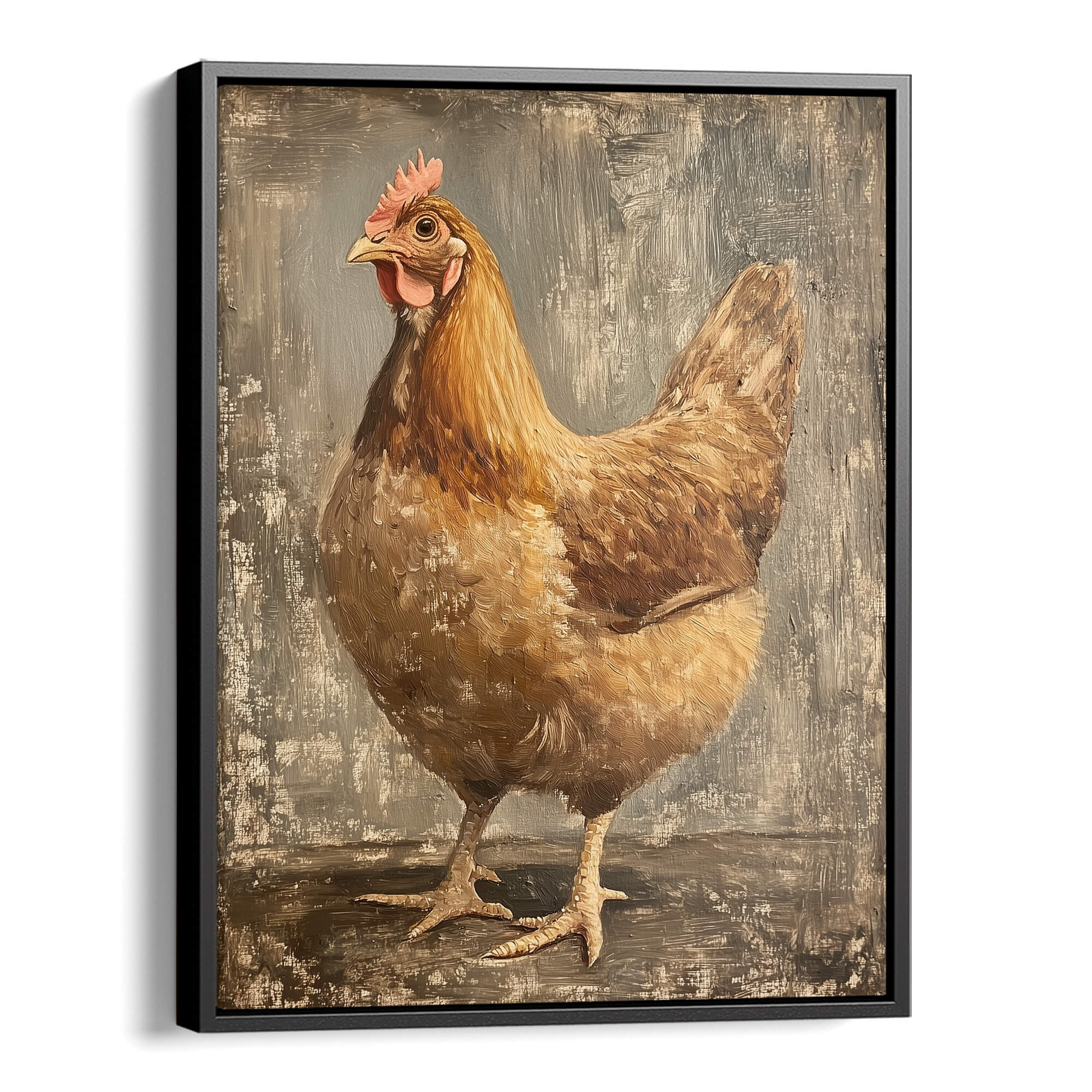 Farmhouse Hen Canvas Print Canvas Art Wildfrog Art