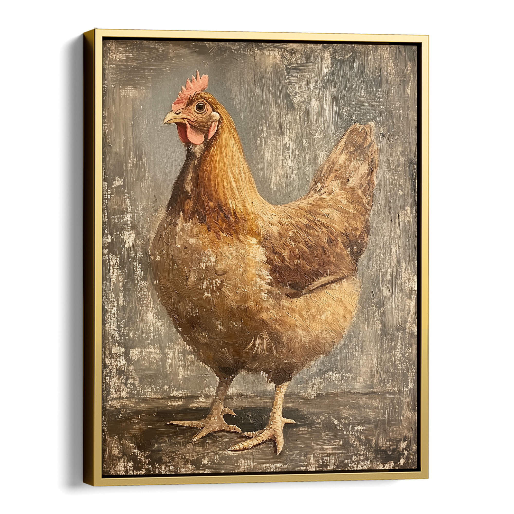 Farmhouse Hen Canvas Print Canvas Art Wildfrog Art