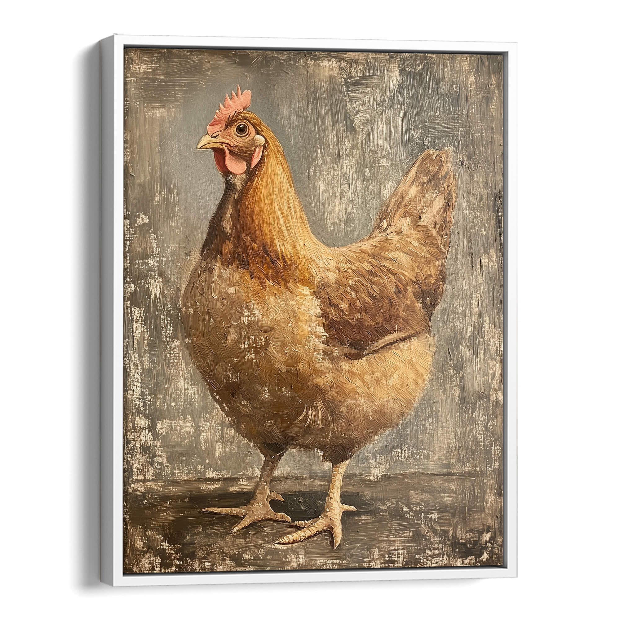 Farmhouse Hen Canvas Print Canvas Art Wildfrog Art