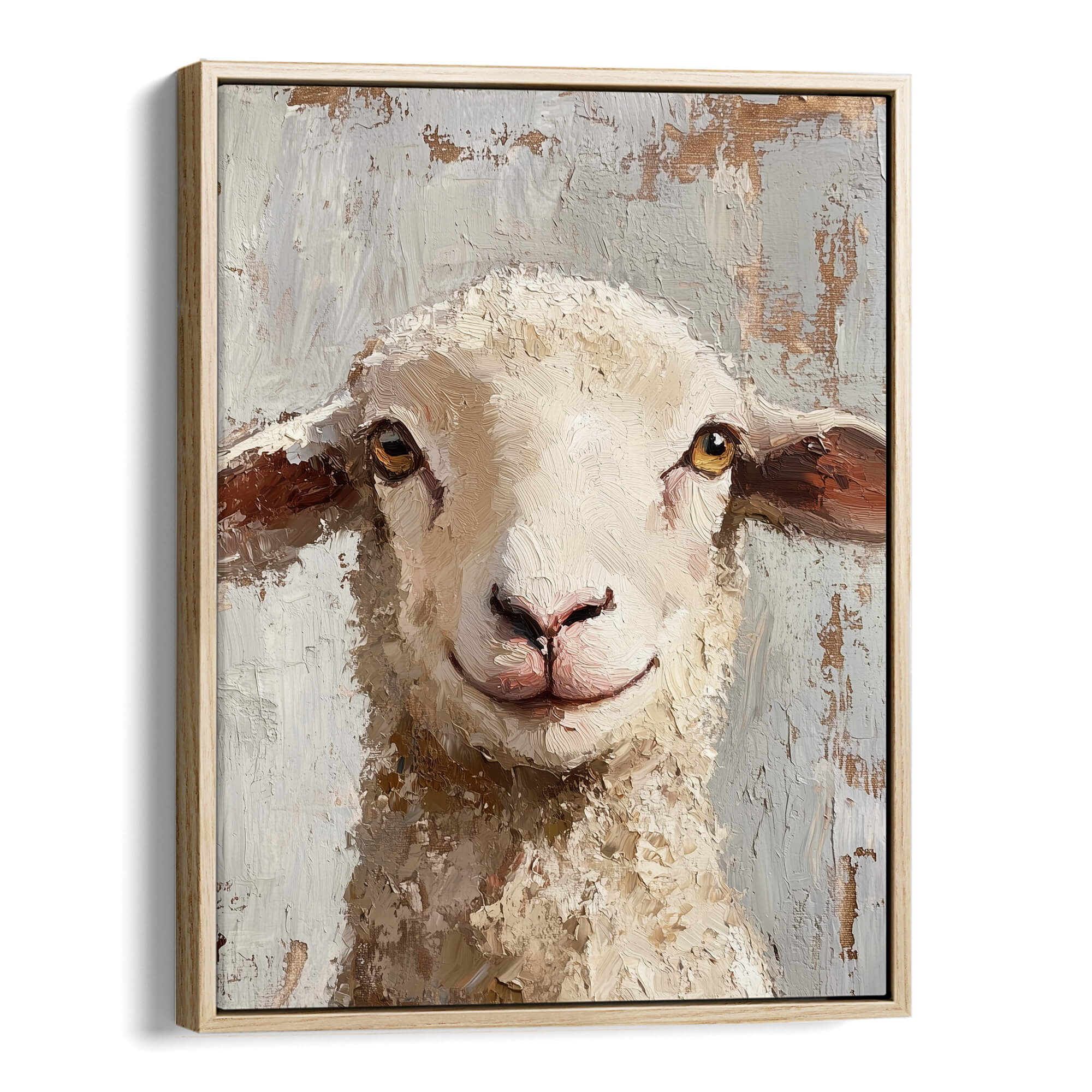 Farmhouse Sheep Canvas Print Canvas Art Wildfrog Art