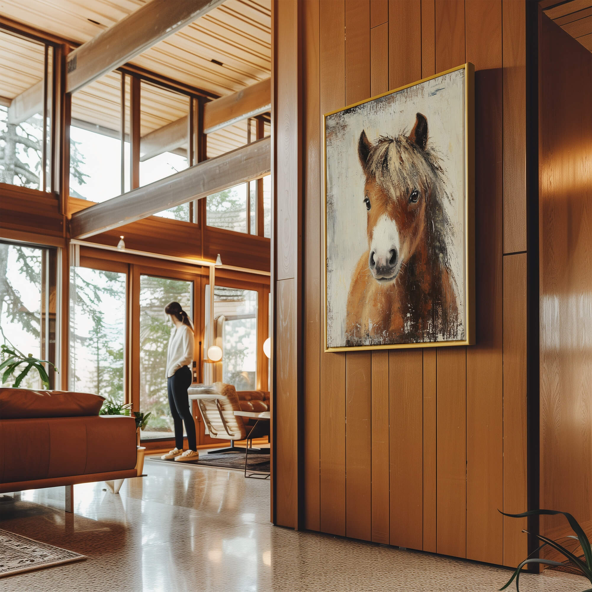 Farmland Shetland Pony Canvas Print Canvas Art Wildfrog Art