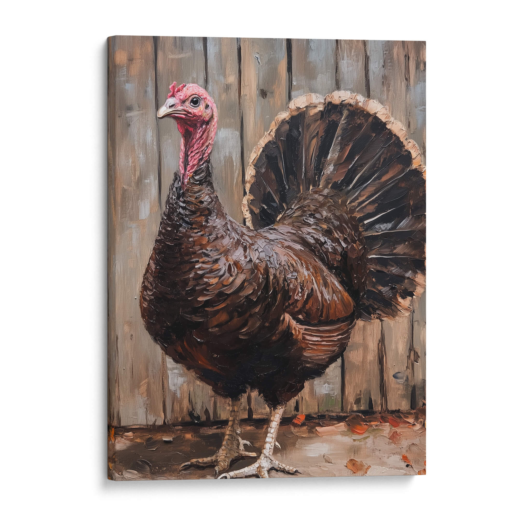 Farmhouse Turkey Canvas Print Canvas Art Wildfrog Art