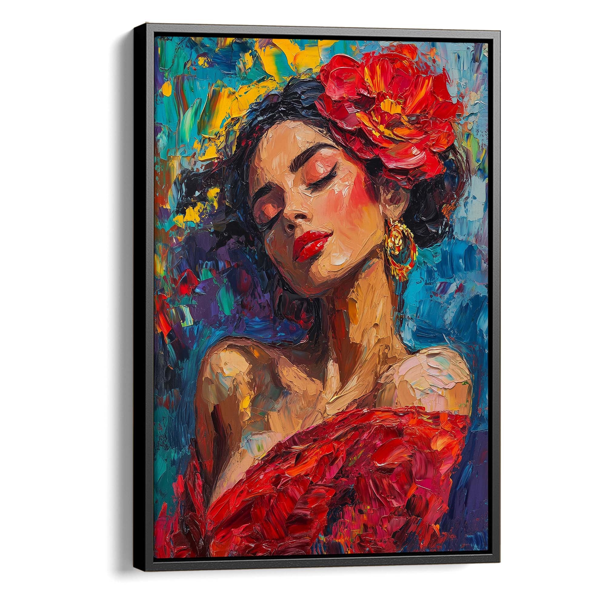 Flamenco Passion Canvas Print