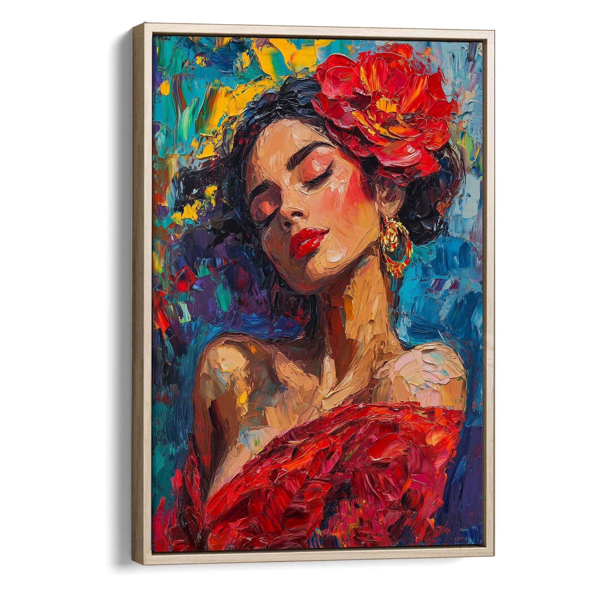 Flamenco Passion Canvas Print