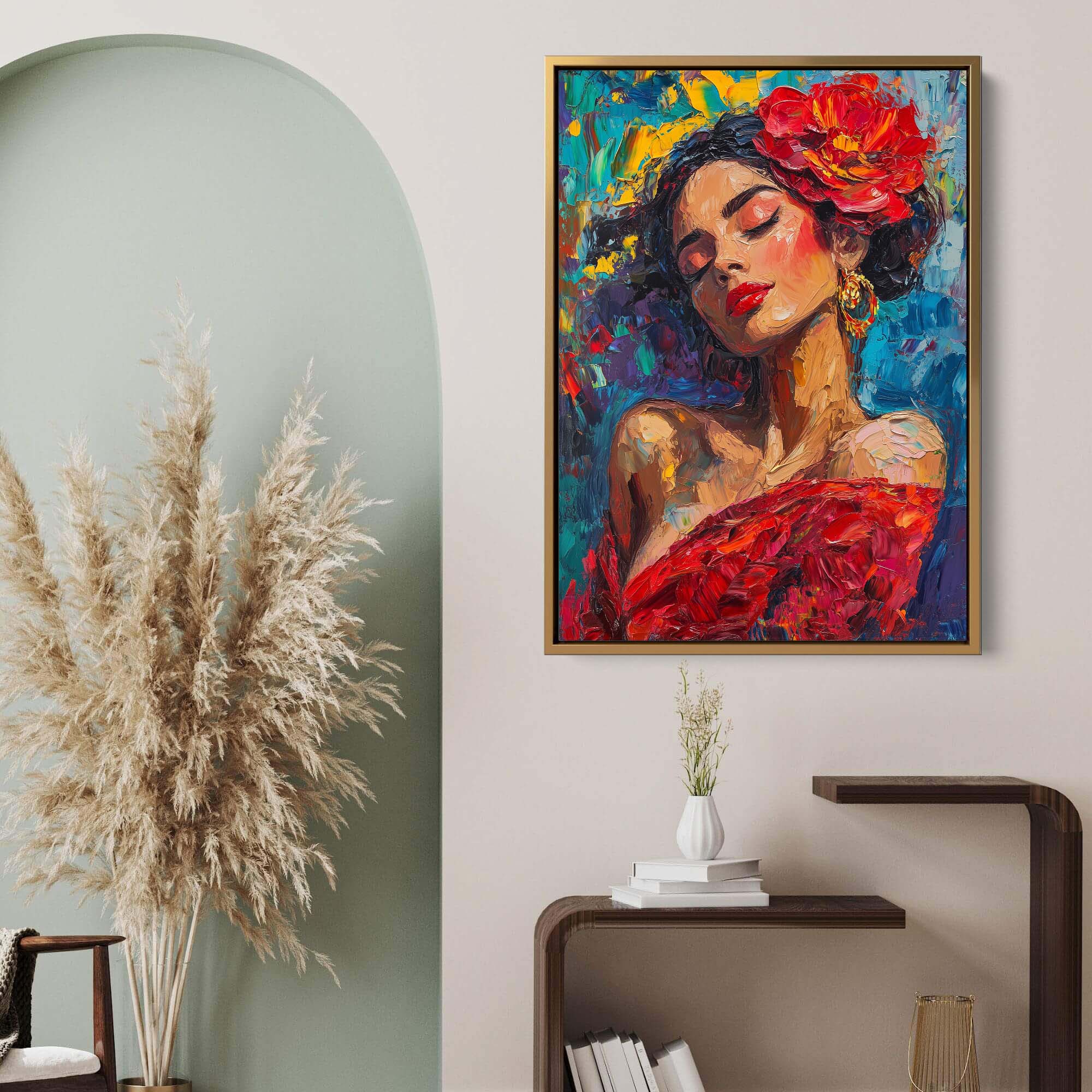 Flamenco Passion Canvas Print