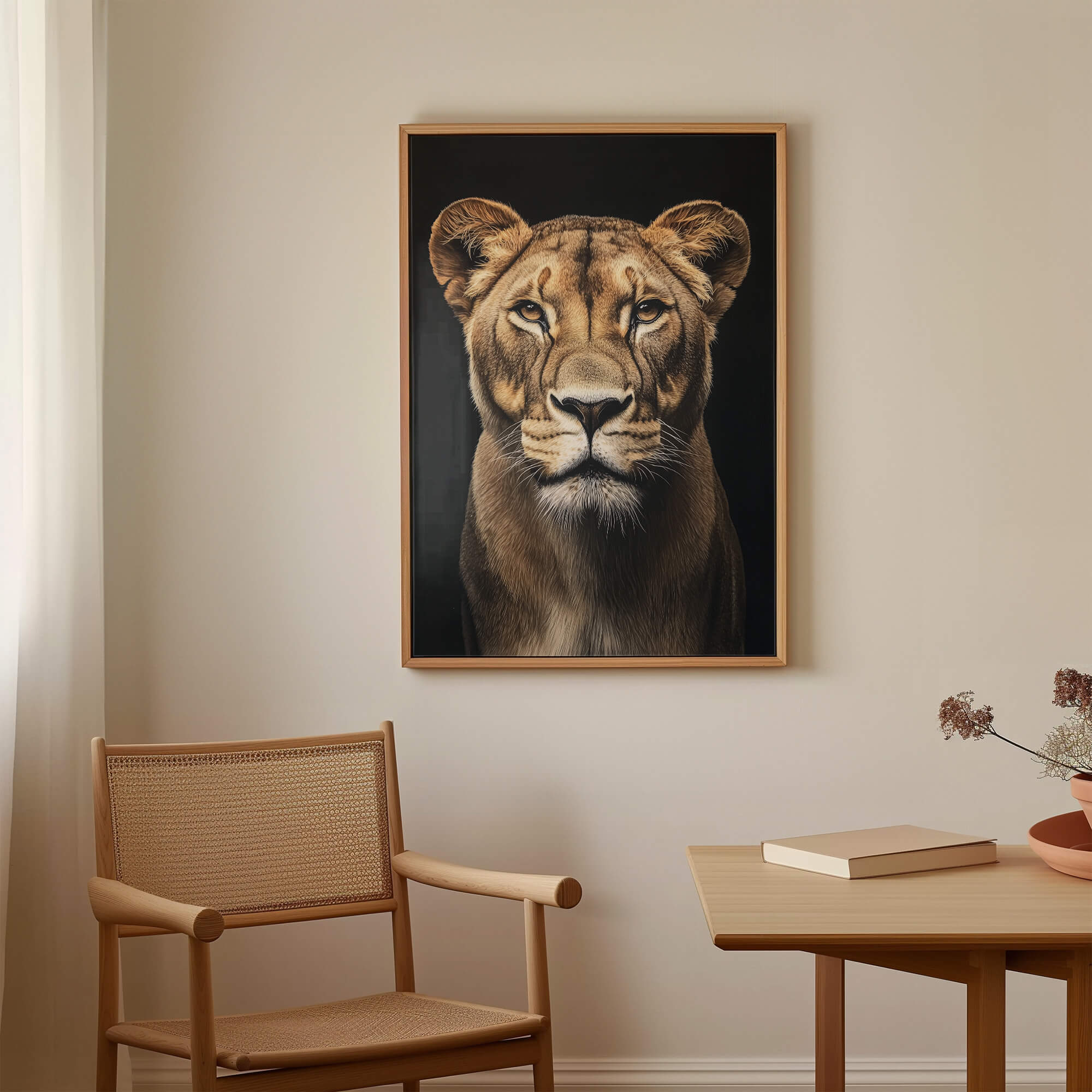 Focused Lioness Canvas Print Canvas Art Wildfrog Art
