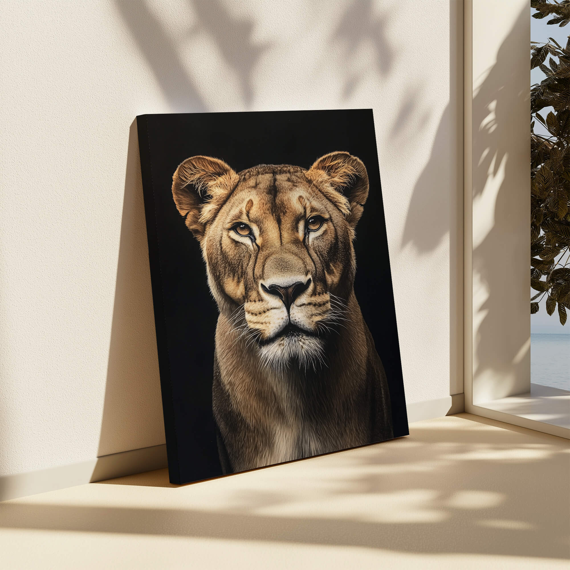 Focused Lioness Canvas Print Canvas Art Wildfrog Art
