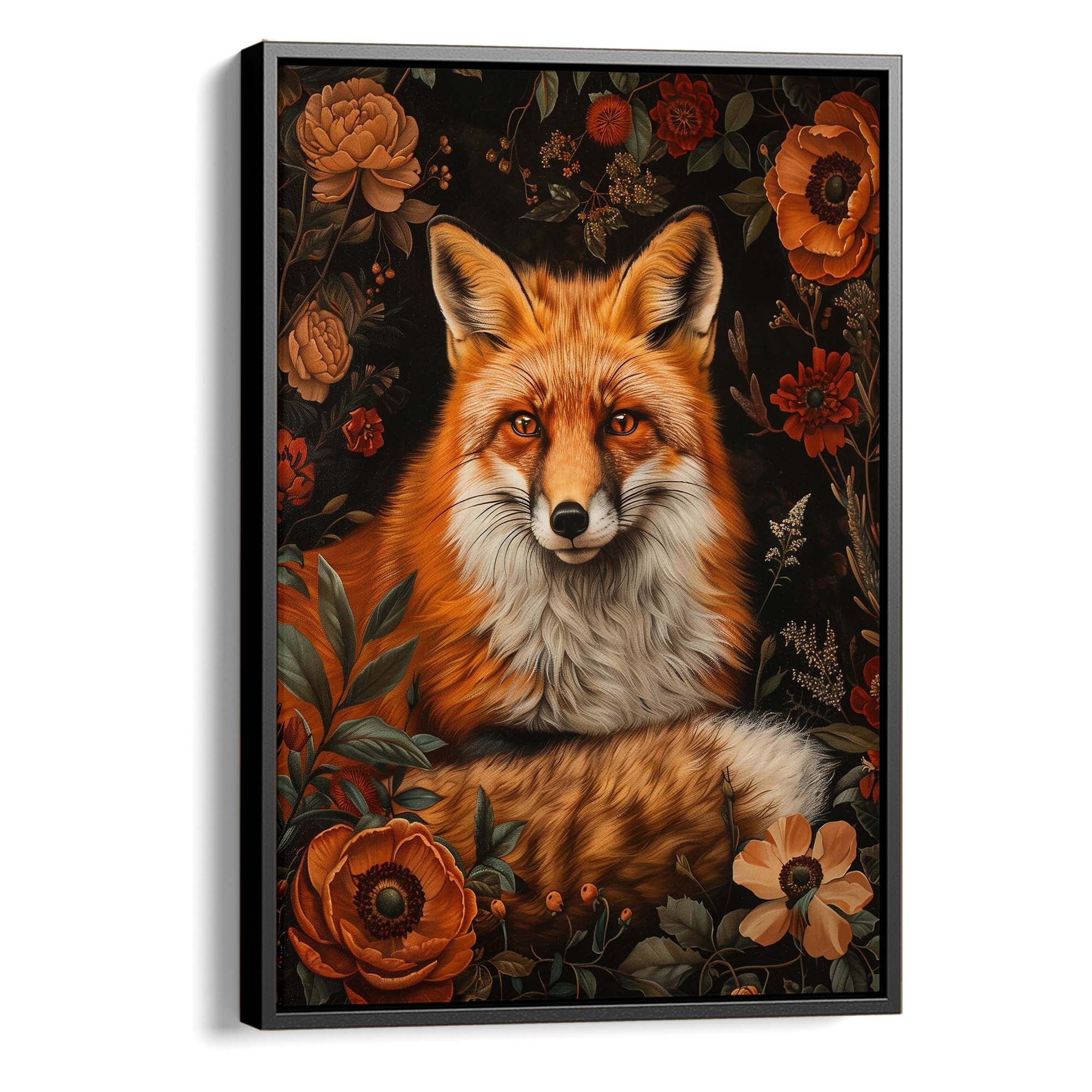 Fox in Autumn Canvas Print Canvas Art Wildfrog Art