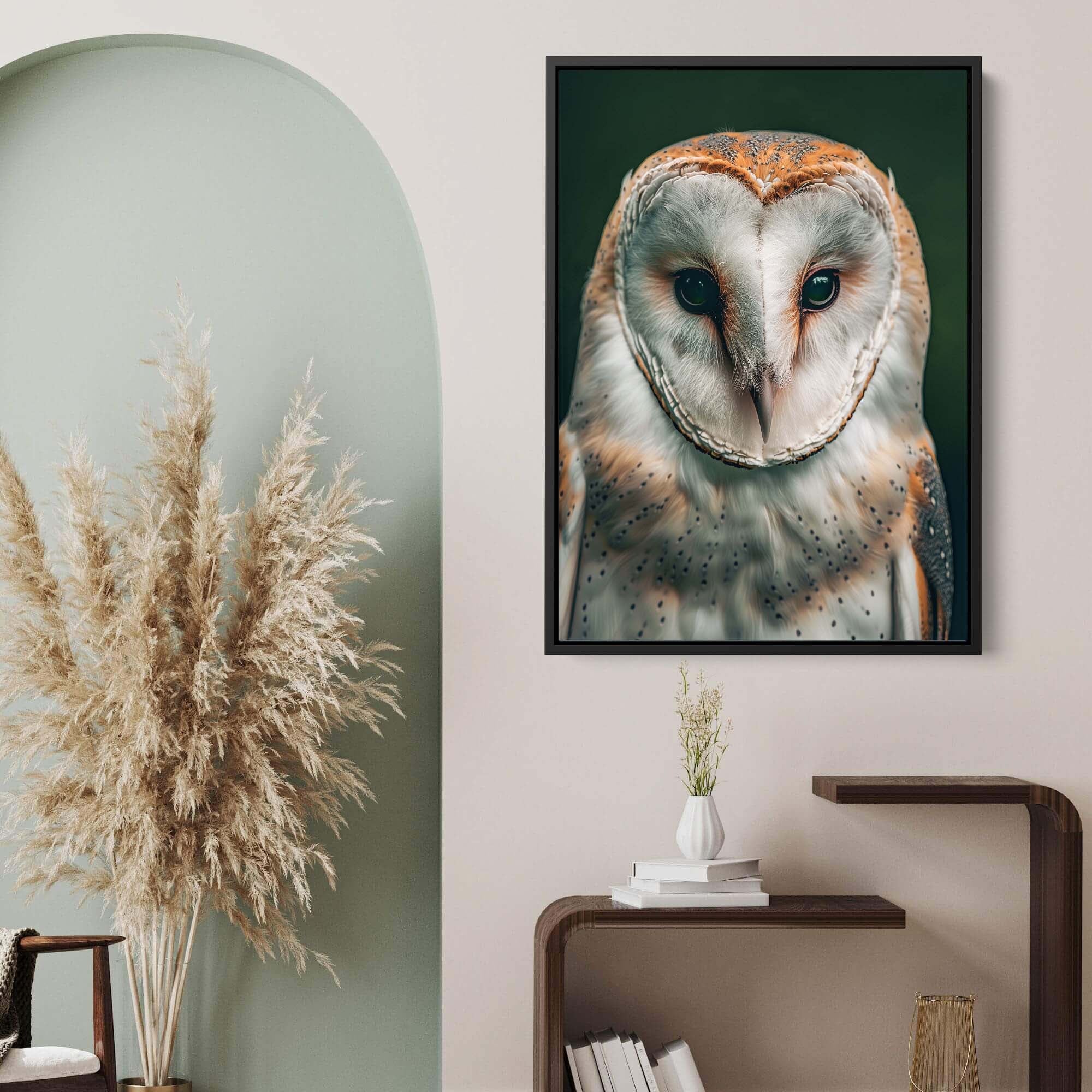 Gentle Barn Owl Canvas Print Canvas Art Wildfrog Art