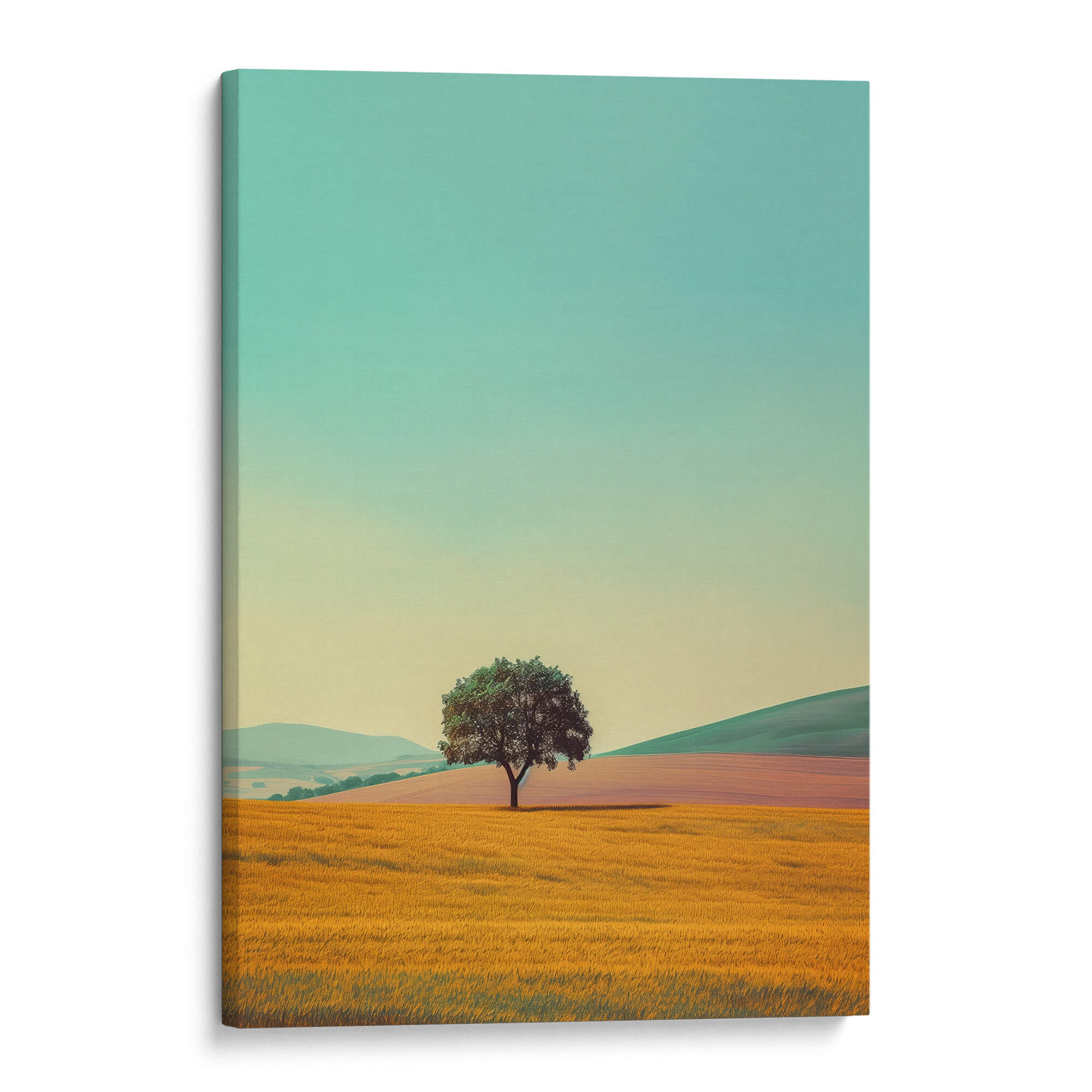 Golden Pillars Canvas Print