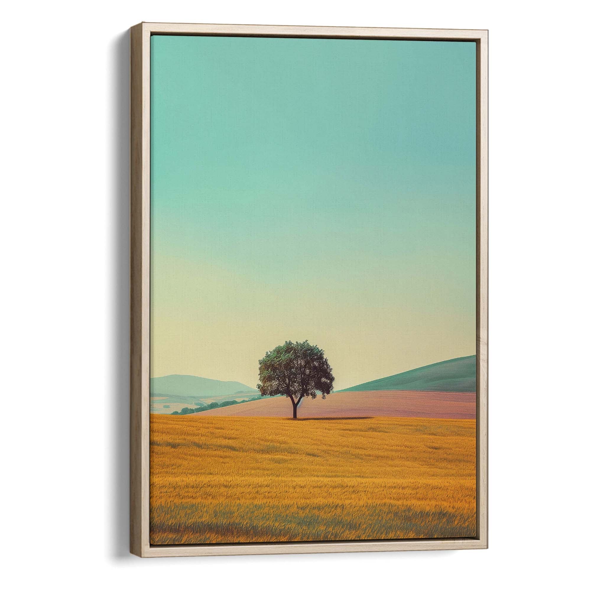 Golden Pillars Canvas Print