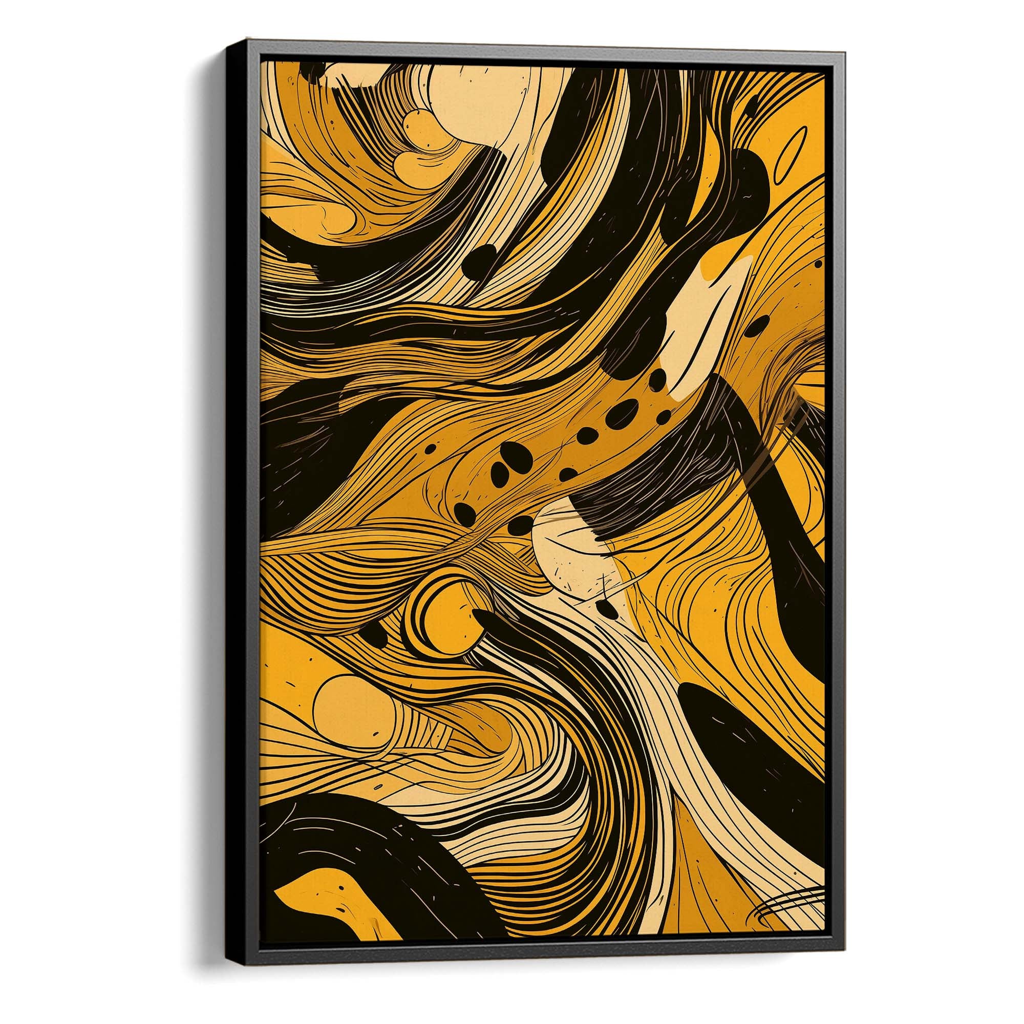 Golden Pleats Canvas Print Canvas Art Wildfrog Art