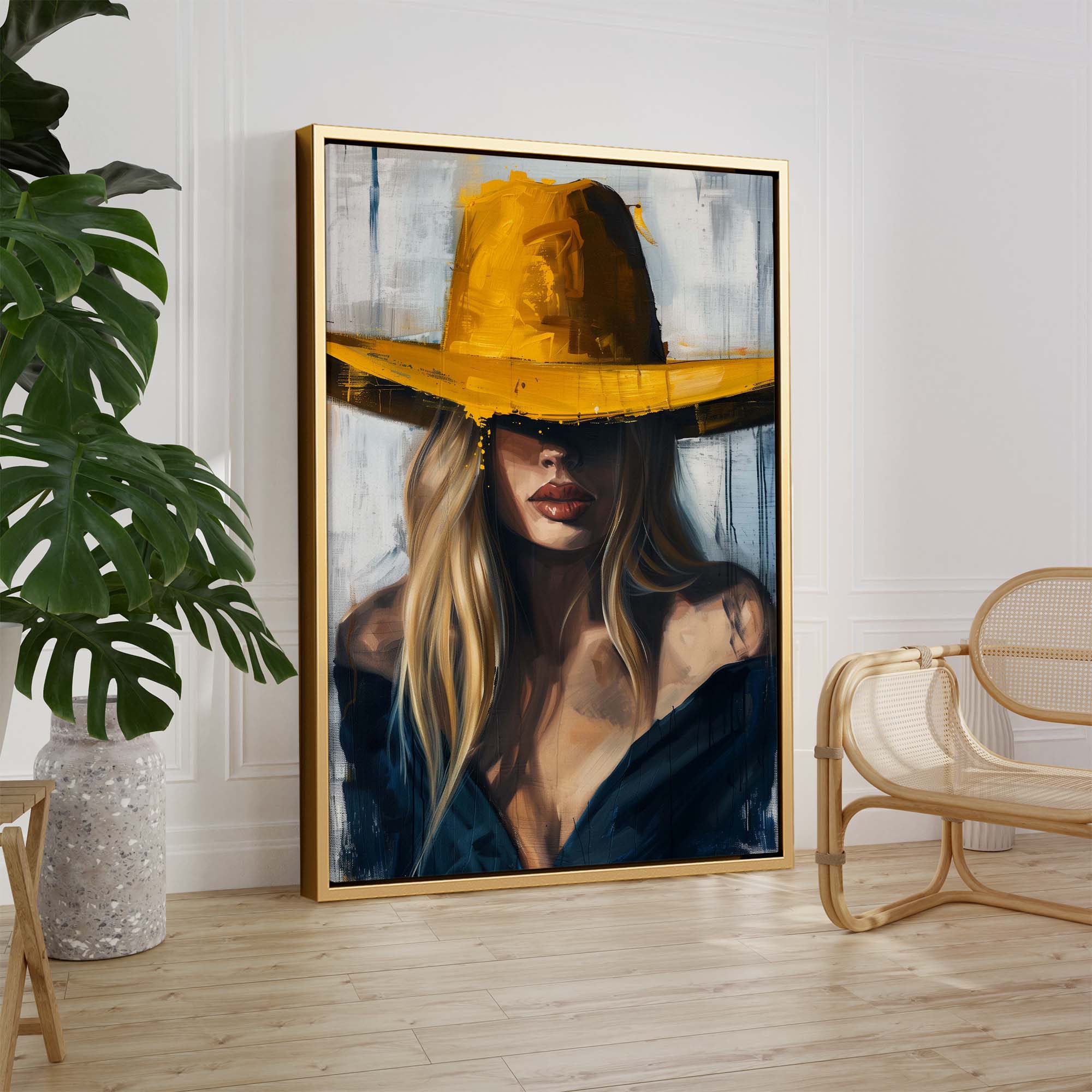 Hidden Cowgirl No2 Canvas Print Canvas Art Wildfrog Art