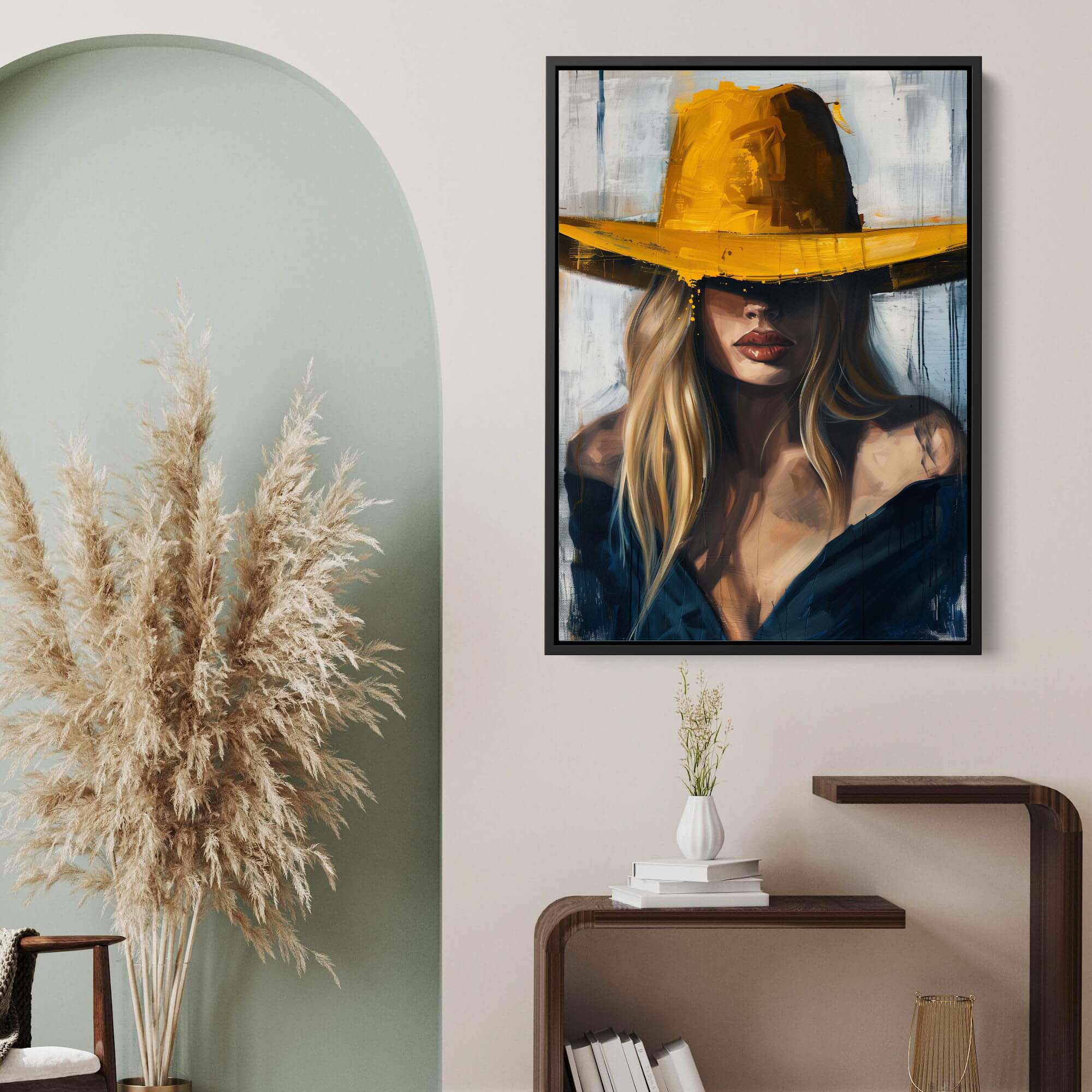 Hidden Cowgirl No2 Canvas Print Canvas Art Wildfrog Art