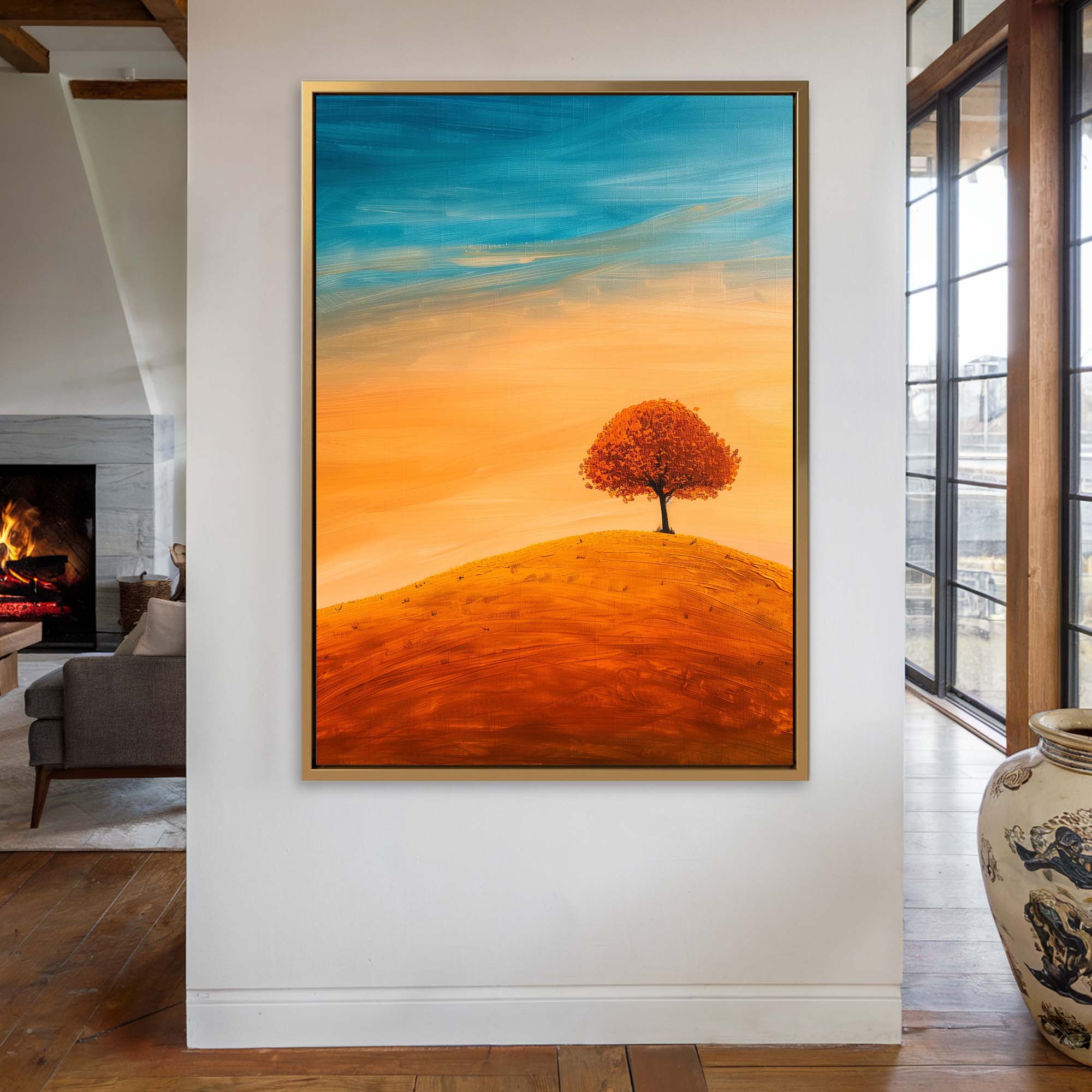 Hilltop Glow Canvas Print