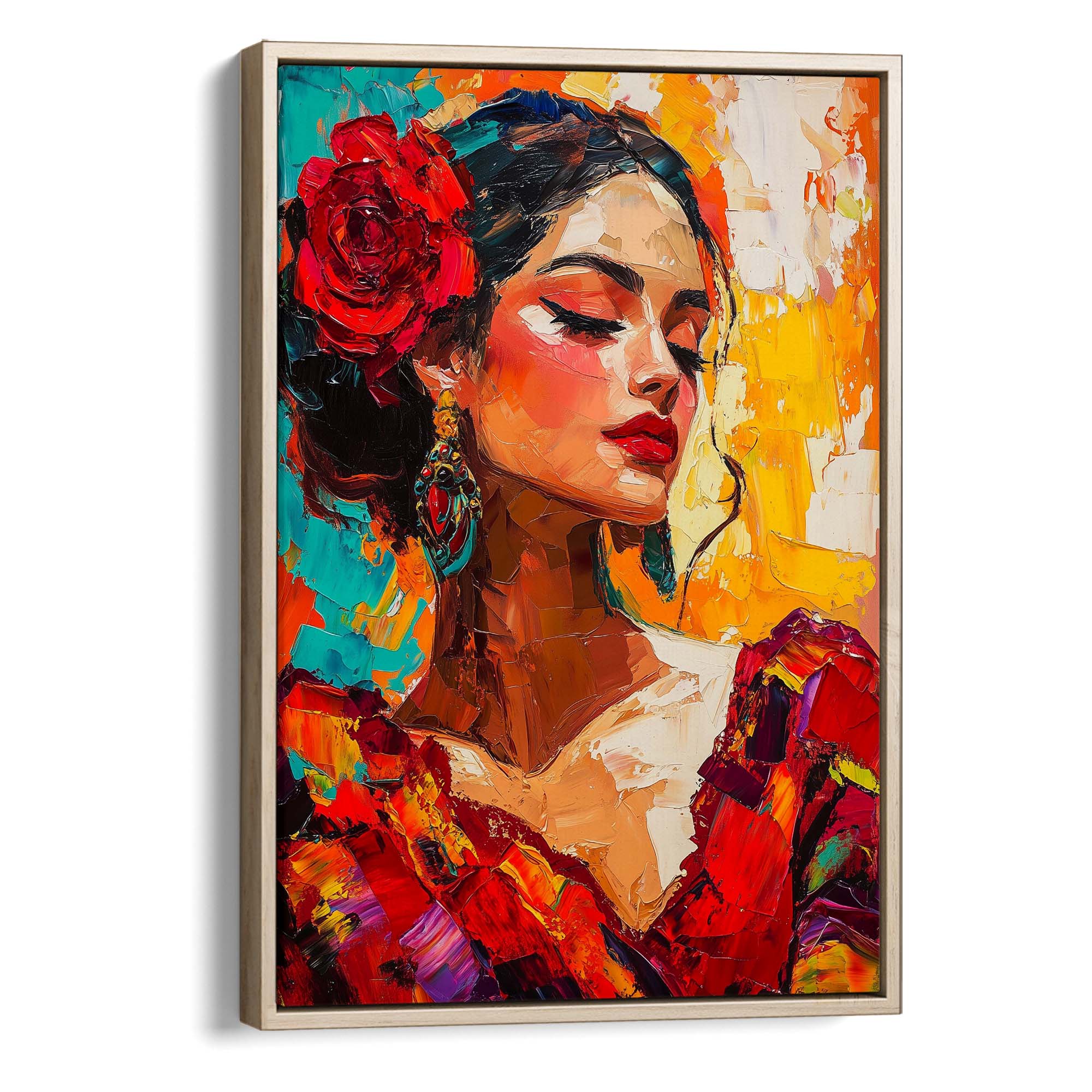La Flamenca No2 Canvas Print