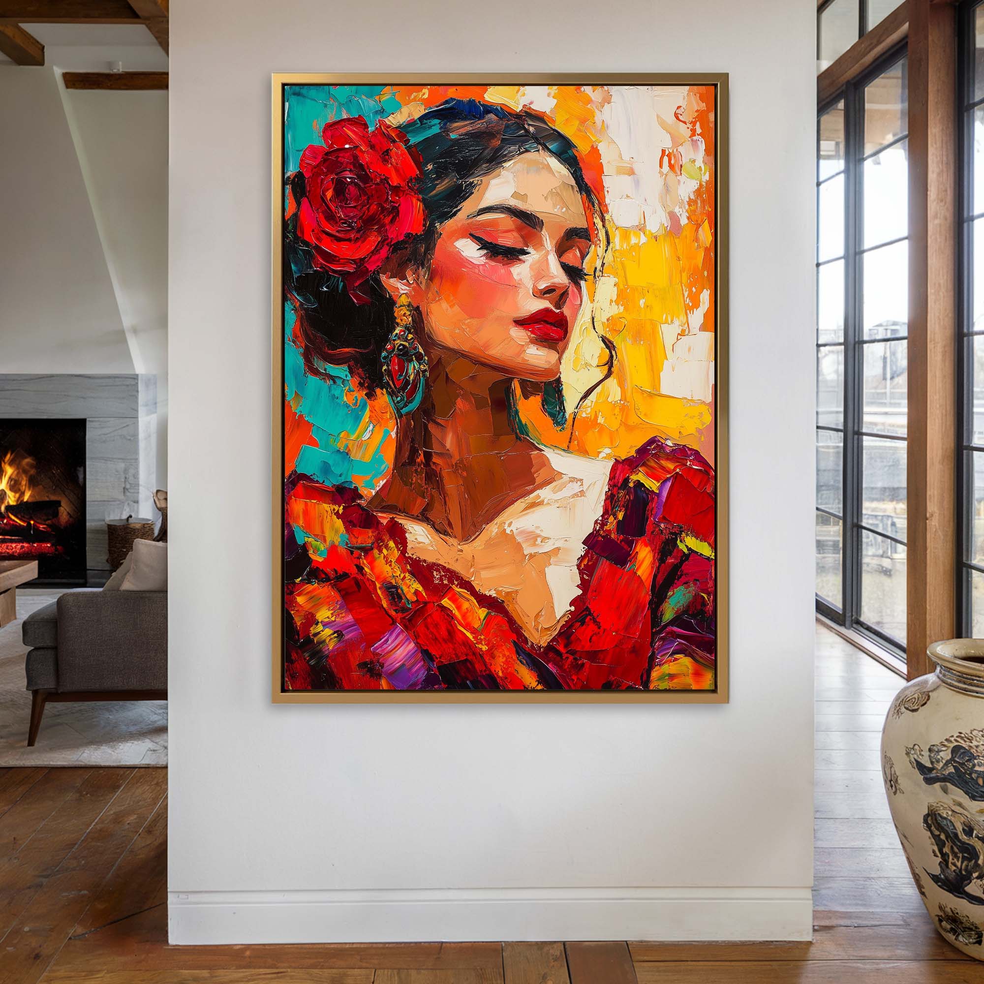 La Flamenca No2 Canvas Print