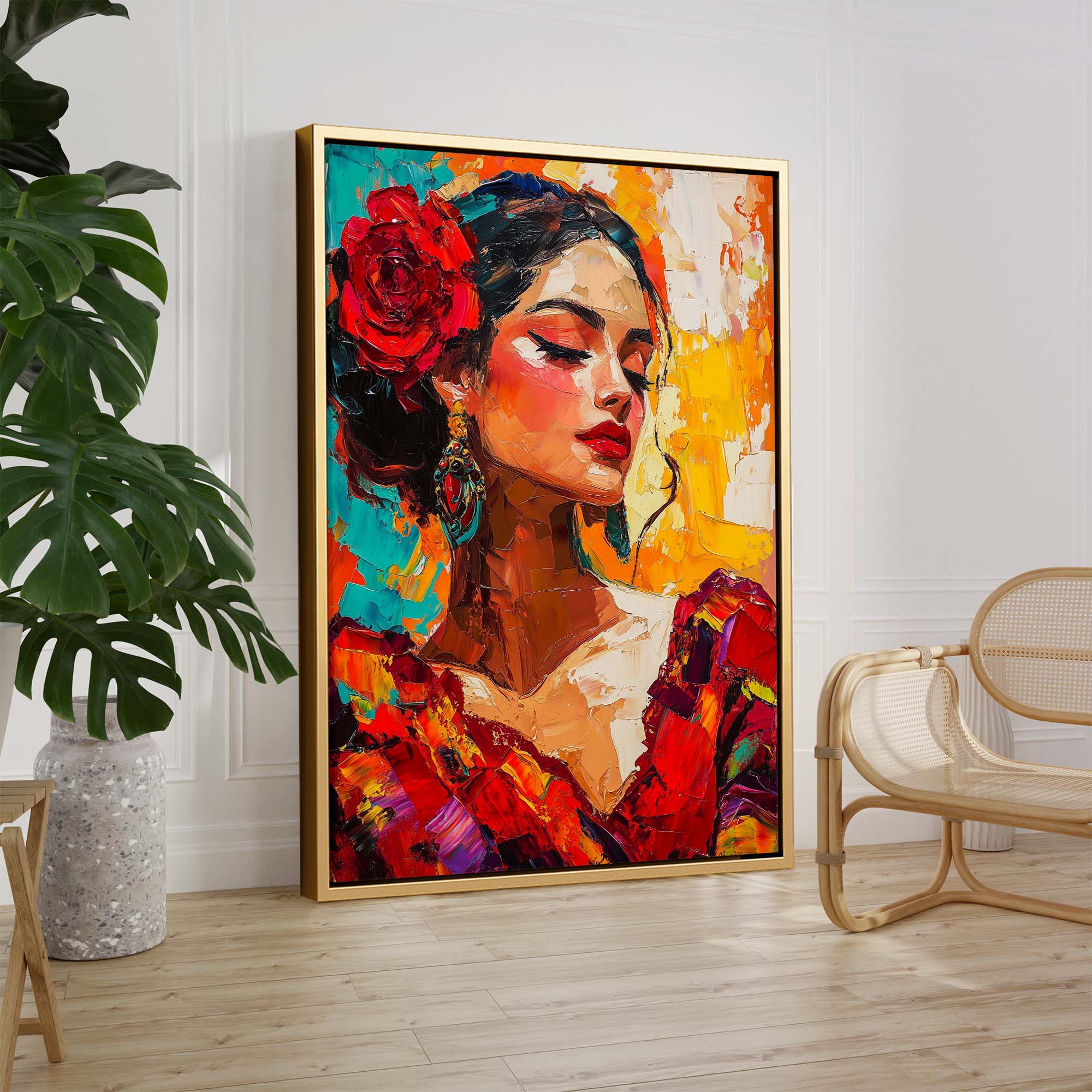 La Flamenca No2 Canvas Print