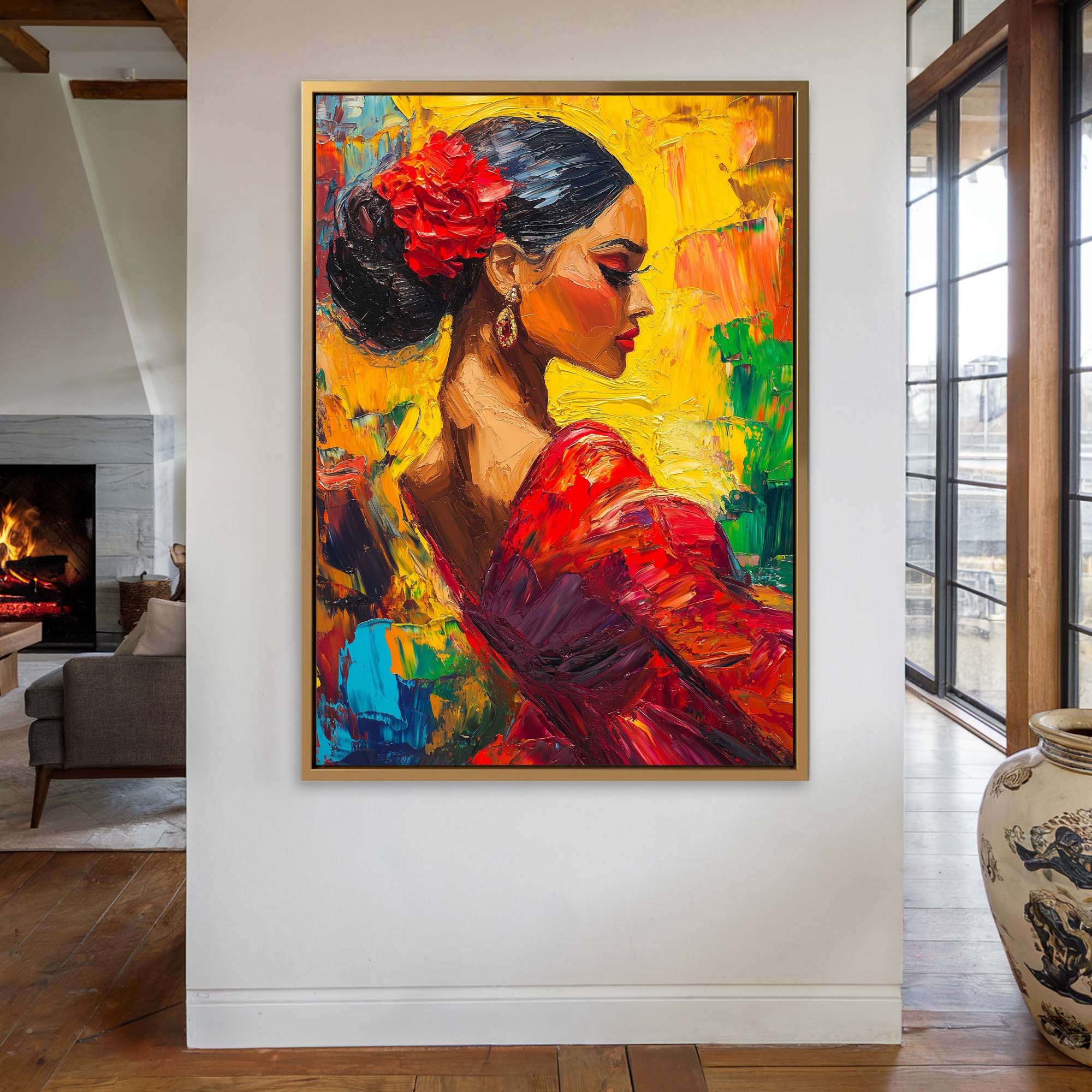 La Flamenca Canvas Print
