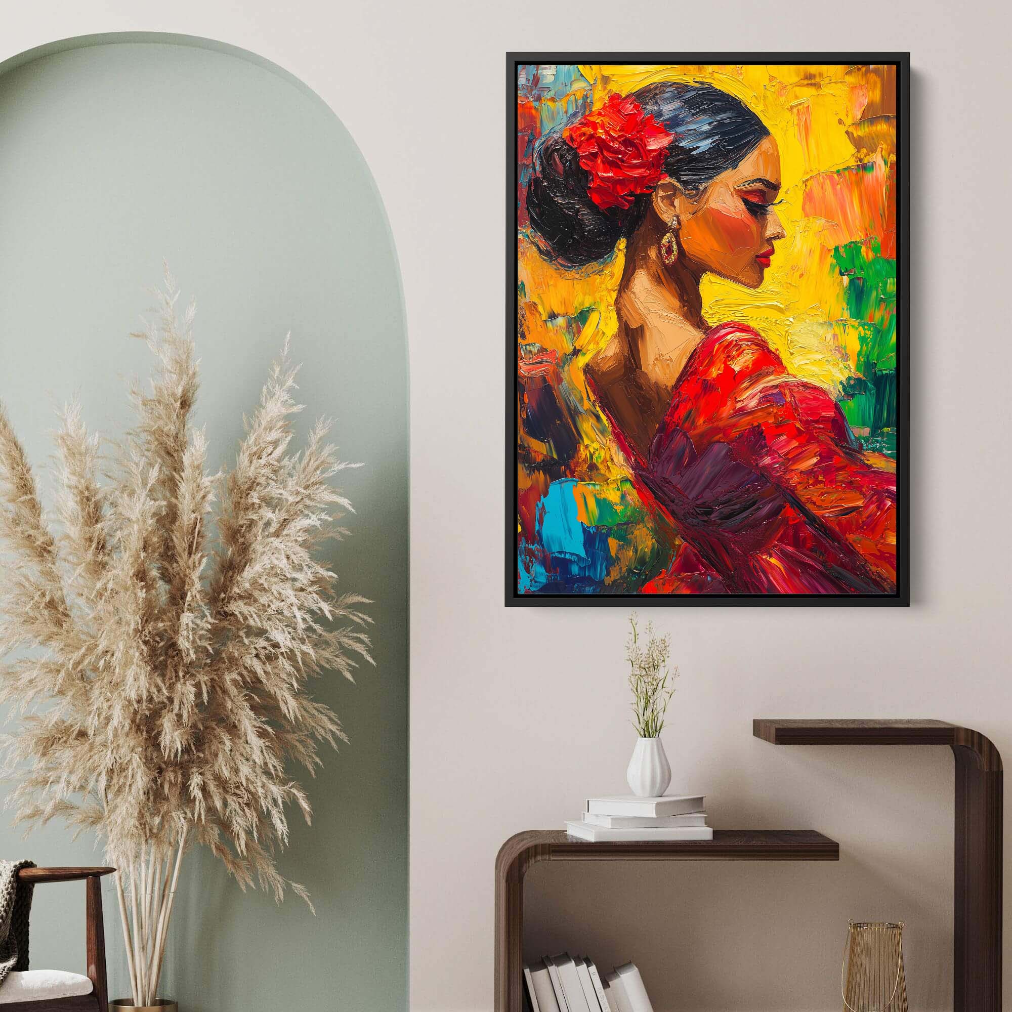 La Flamenca Canvas Print
