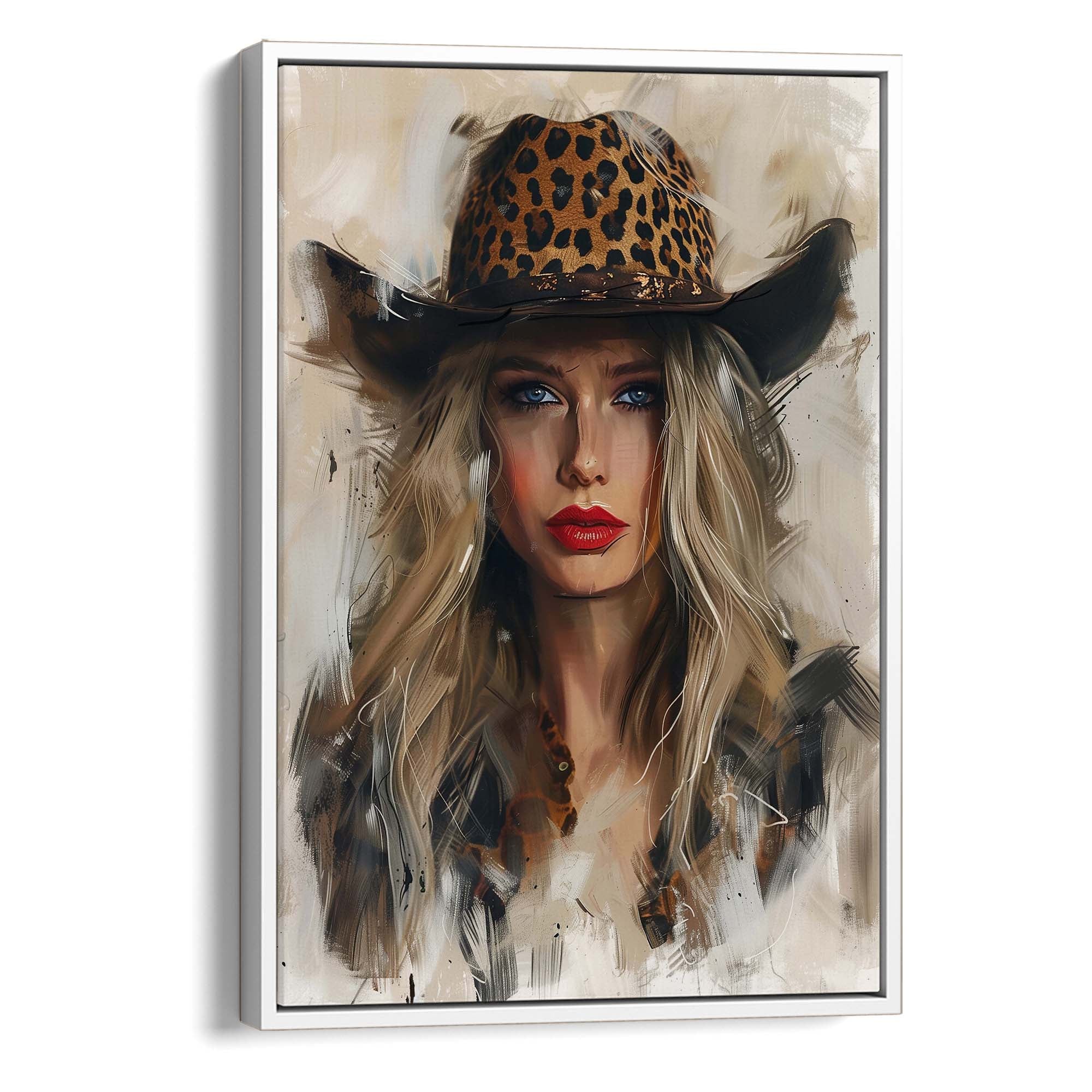 Leopard Stare Canvas Print