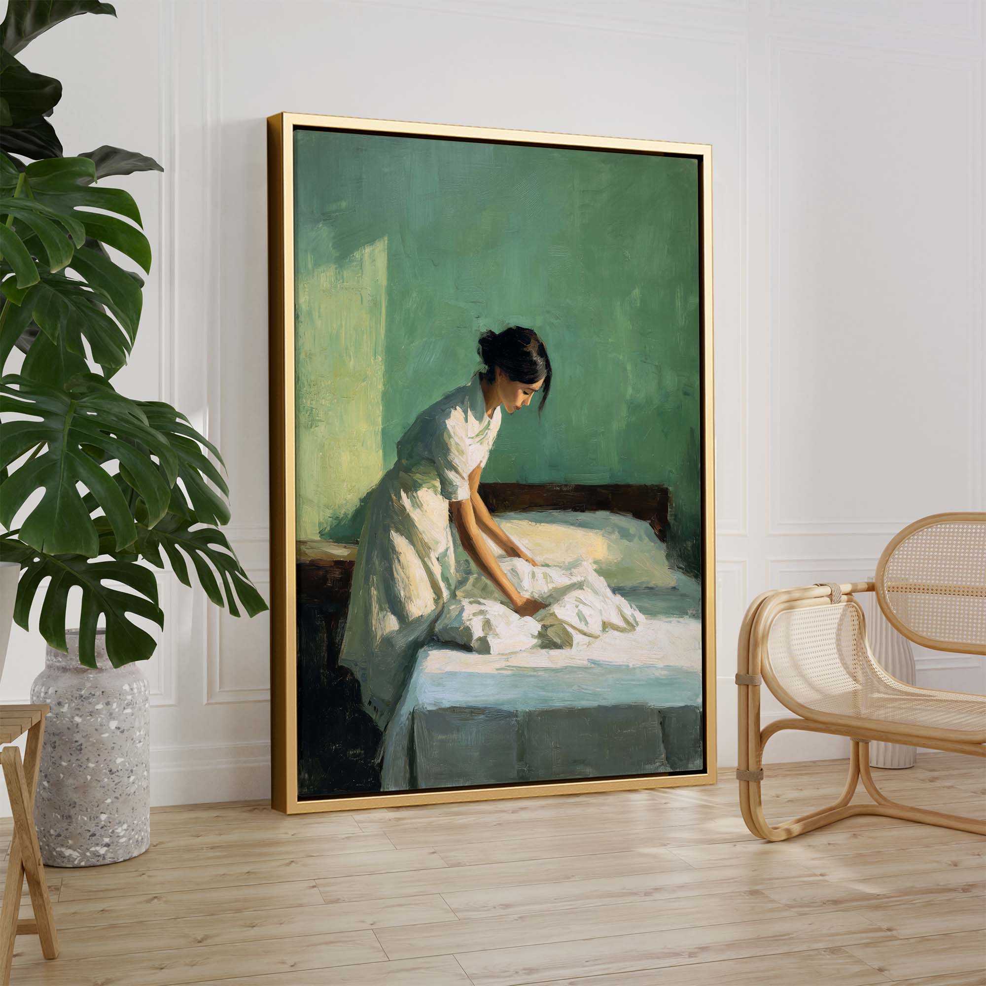 Light and Linen Canvas Print