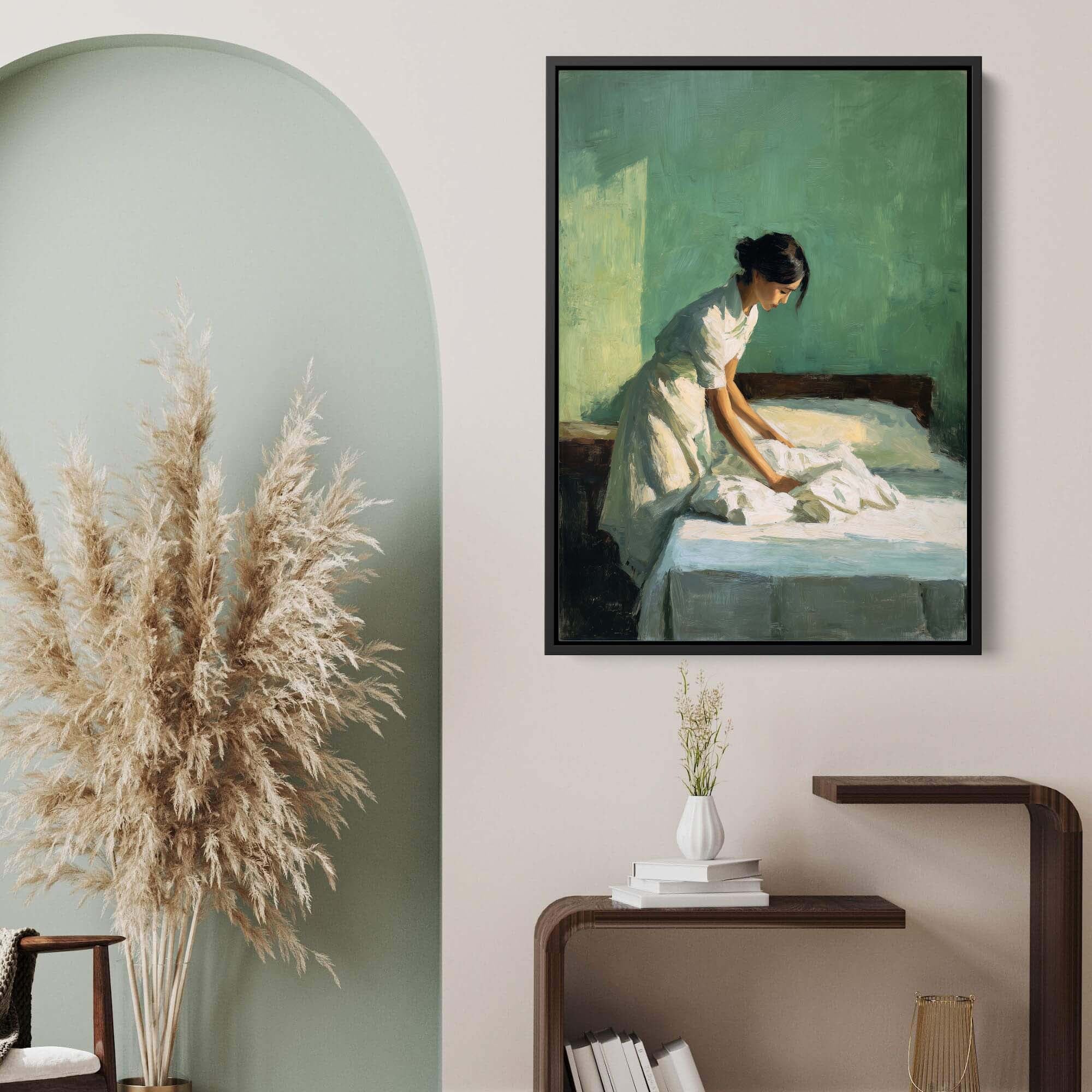 Light and Linen Canvas Print