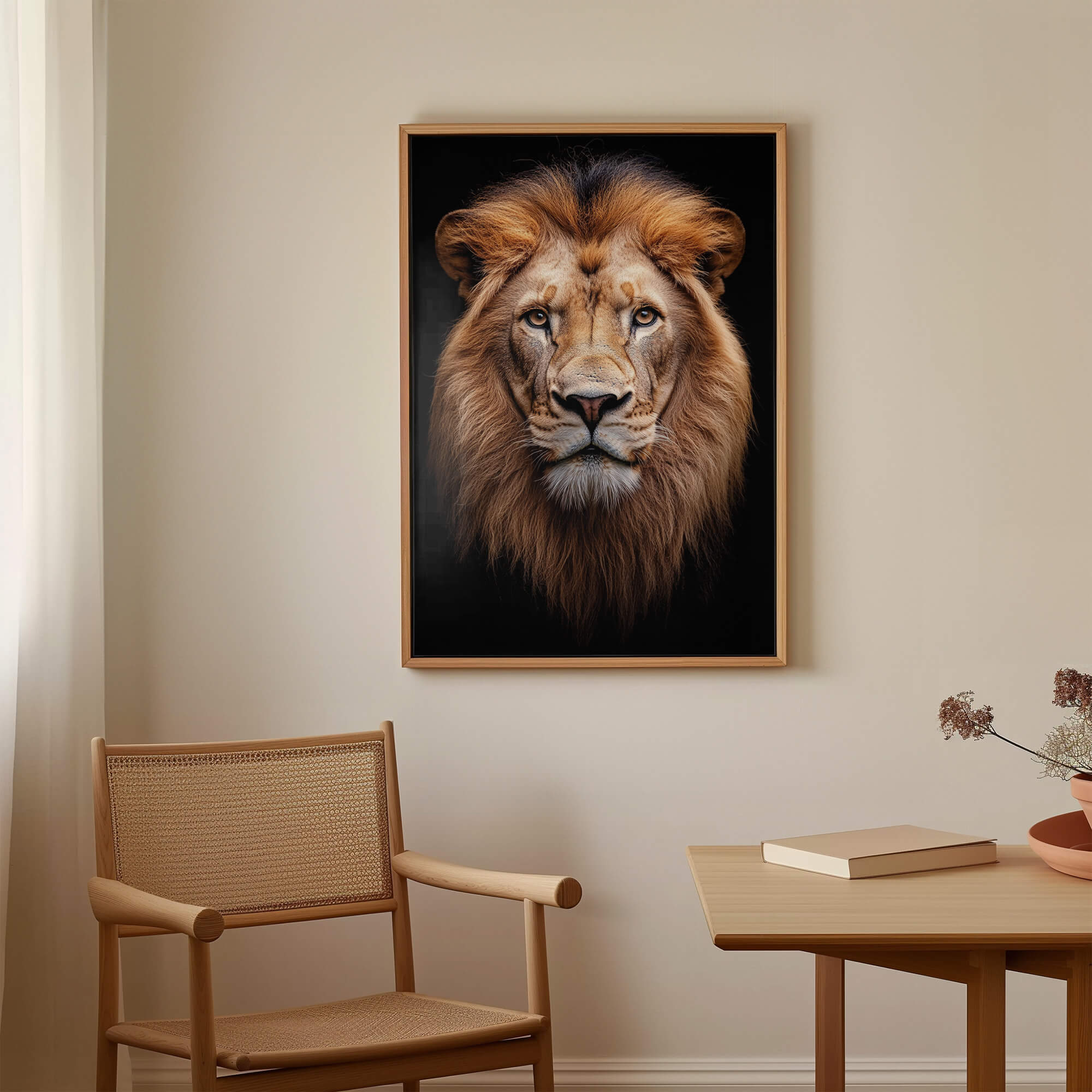 Lion Face Canvas Print Canvas Art Wildfrog Art