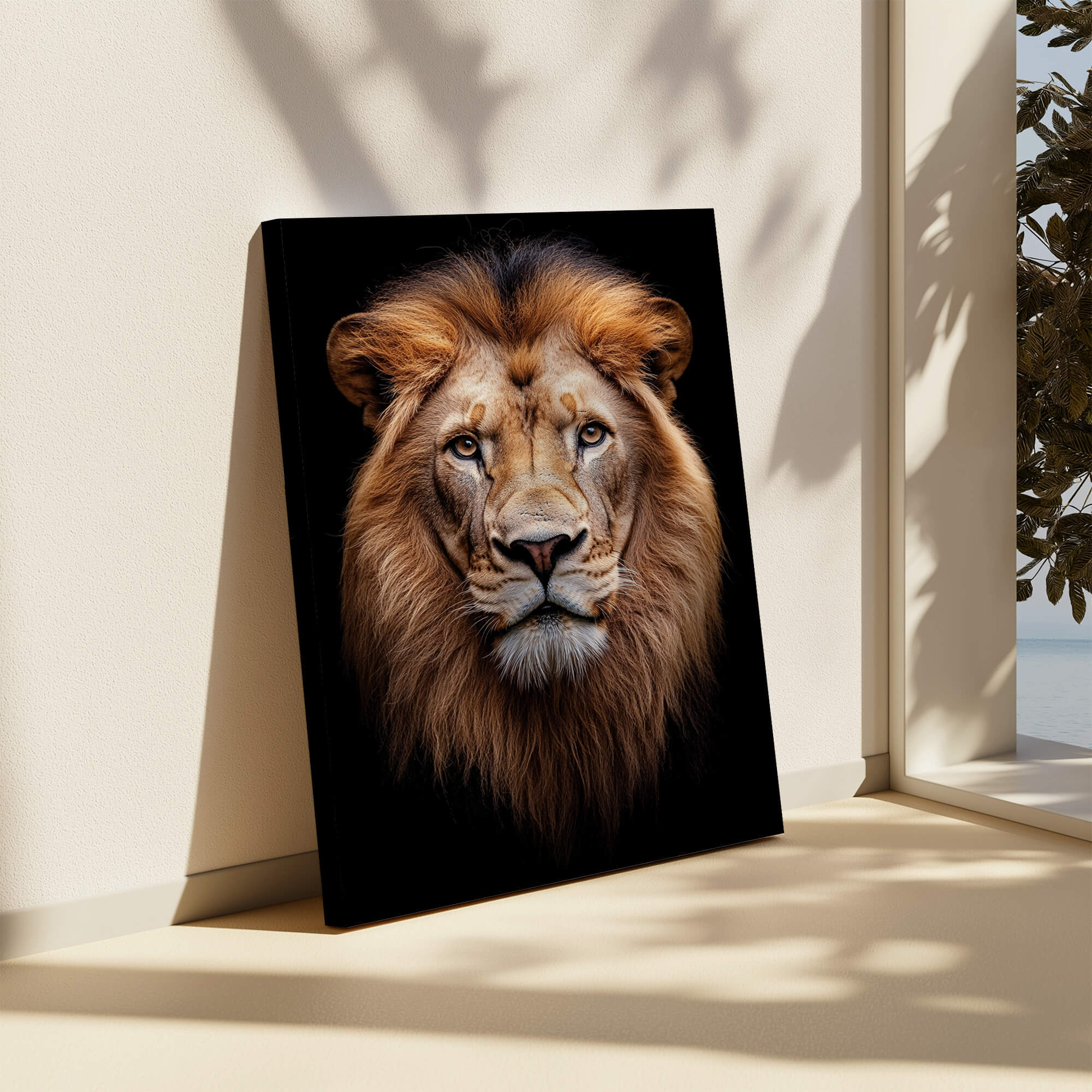 Lion Face Canvas Print Canvas Art Wildfrog Art